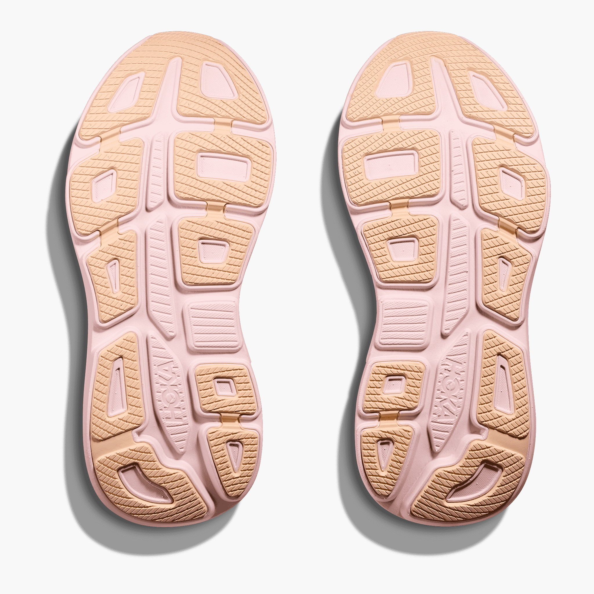 Sole angle shot of Women's Bondi 9 in Lilac Cream  /  Tangerine Glow