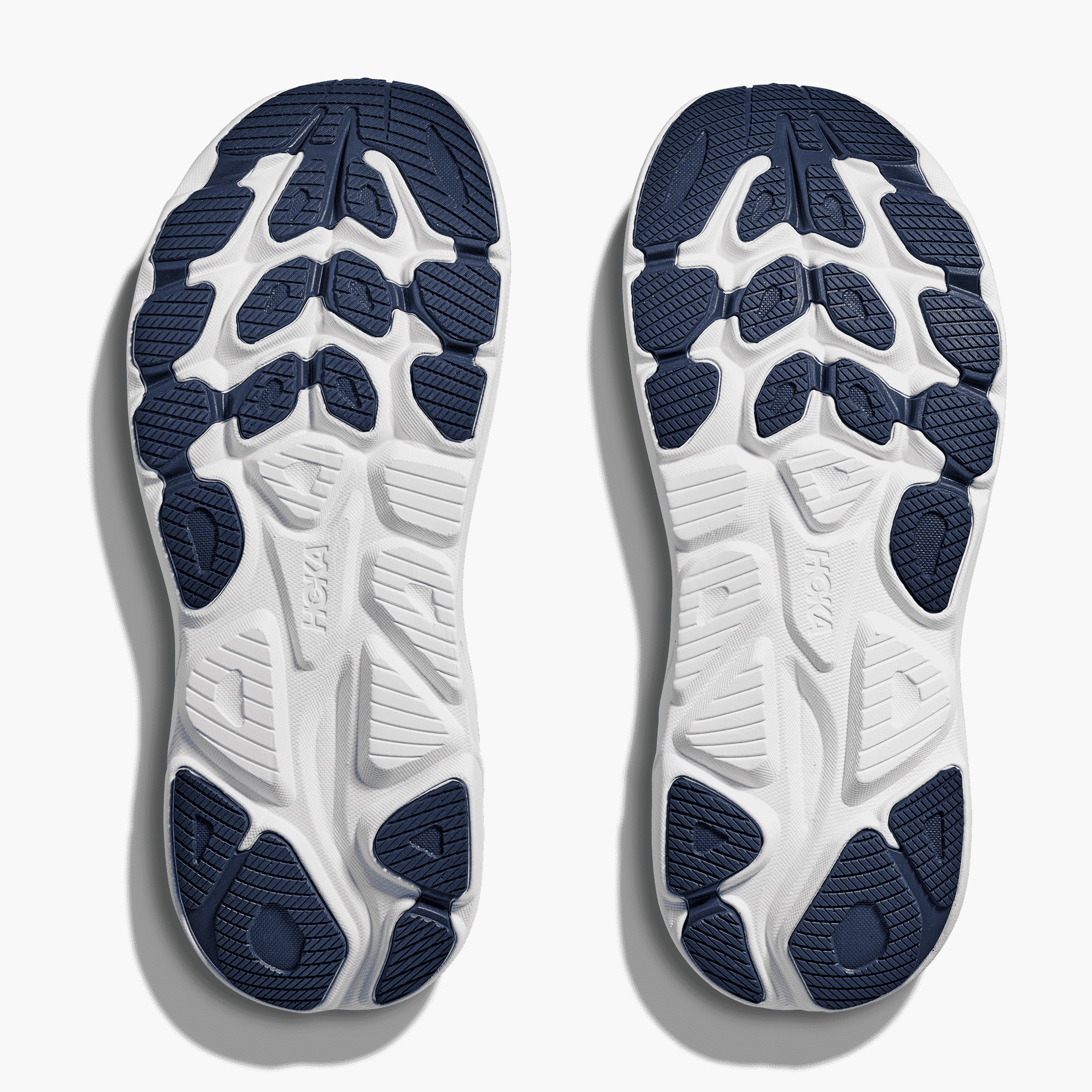Sole angle shot of Women's Clifton 10 in Soaring Blue  /  Frost