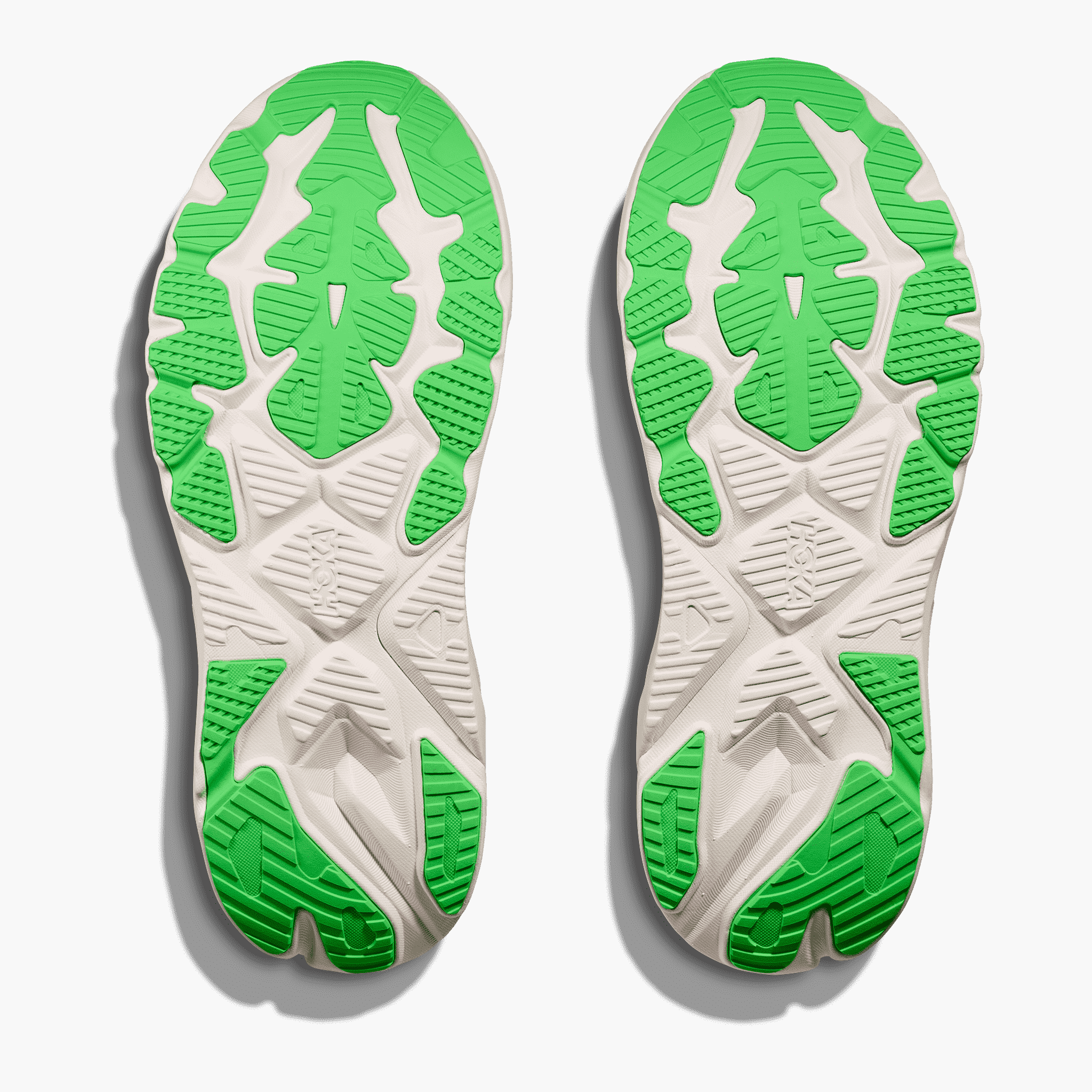 Sole angle shot of Men's Arahi 8 in Mineral Blue  /  Washed Blue