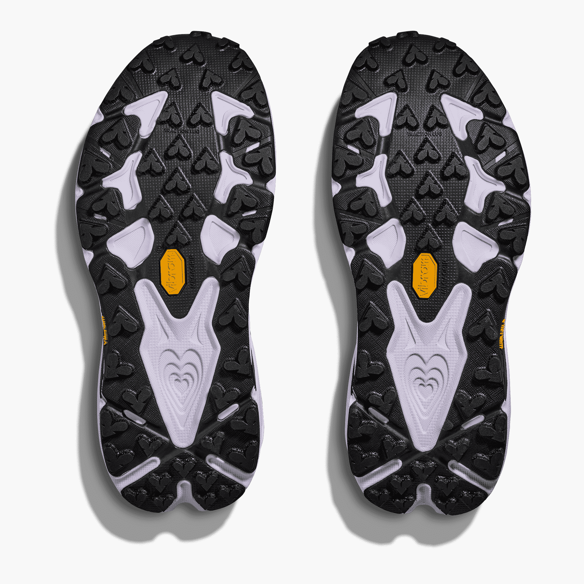 Sole angle shot of Women's Speedgoat 7 in Berry Jam  /  Starlight Glow
