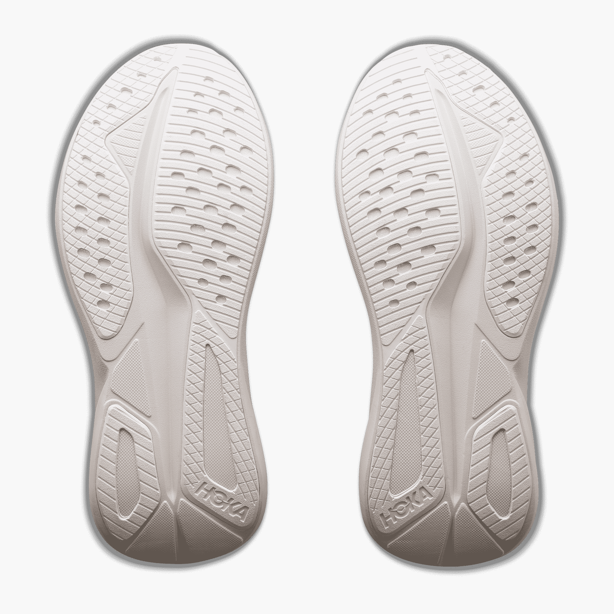 Sole angle shot of Women's Mach 7 in Oat Milk  /  Alabaster