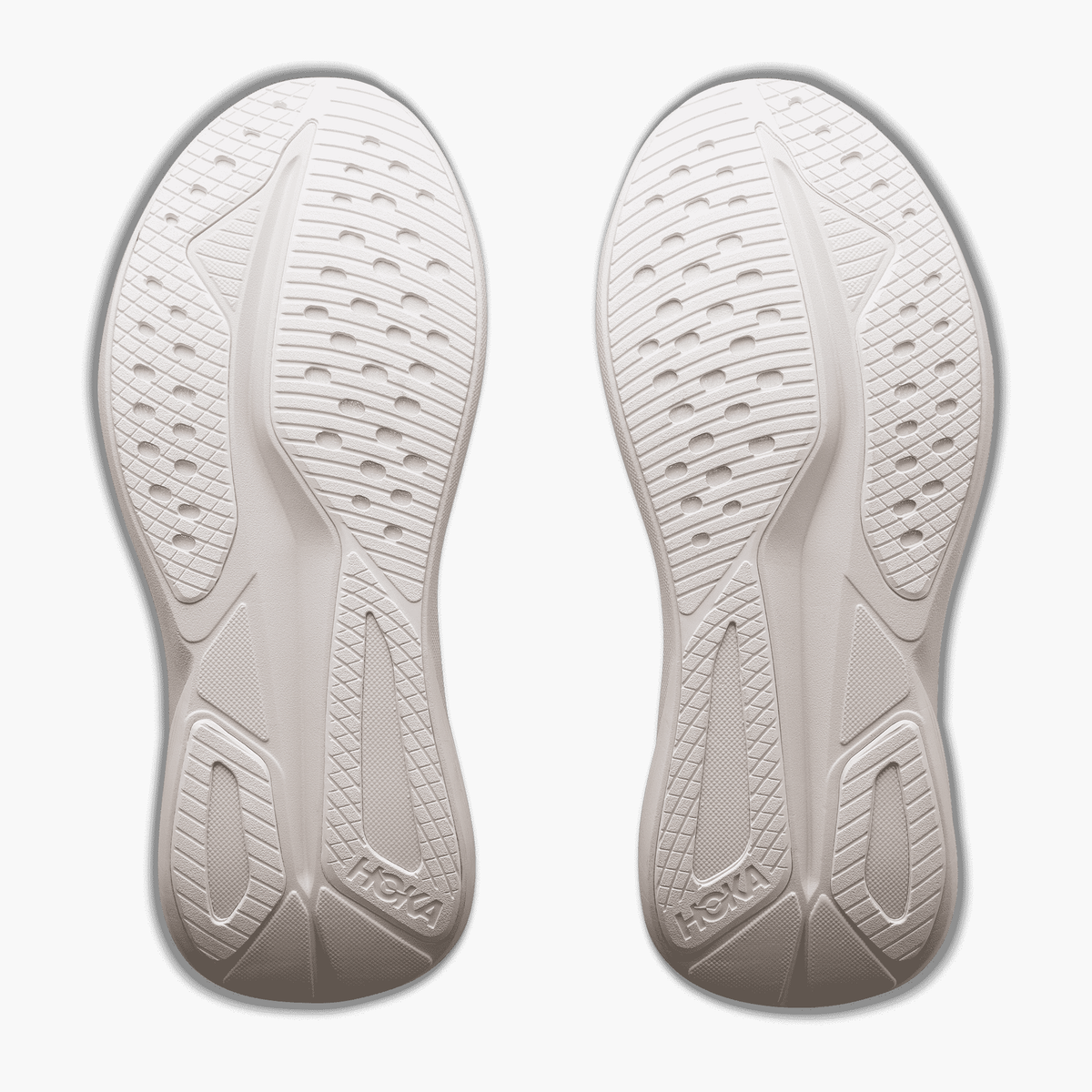 Sole angle shot of Women's Mach 7 in Oat Milk  /  Alabaster
