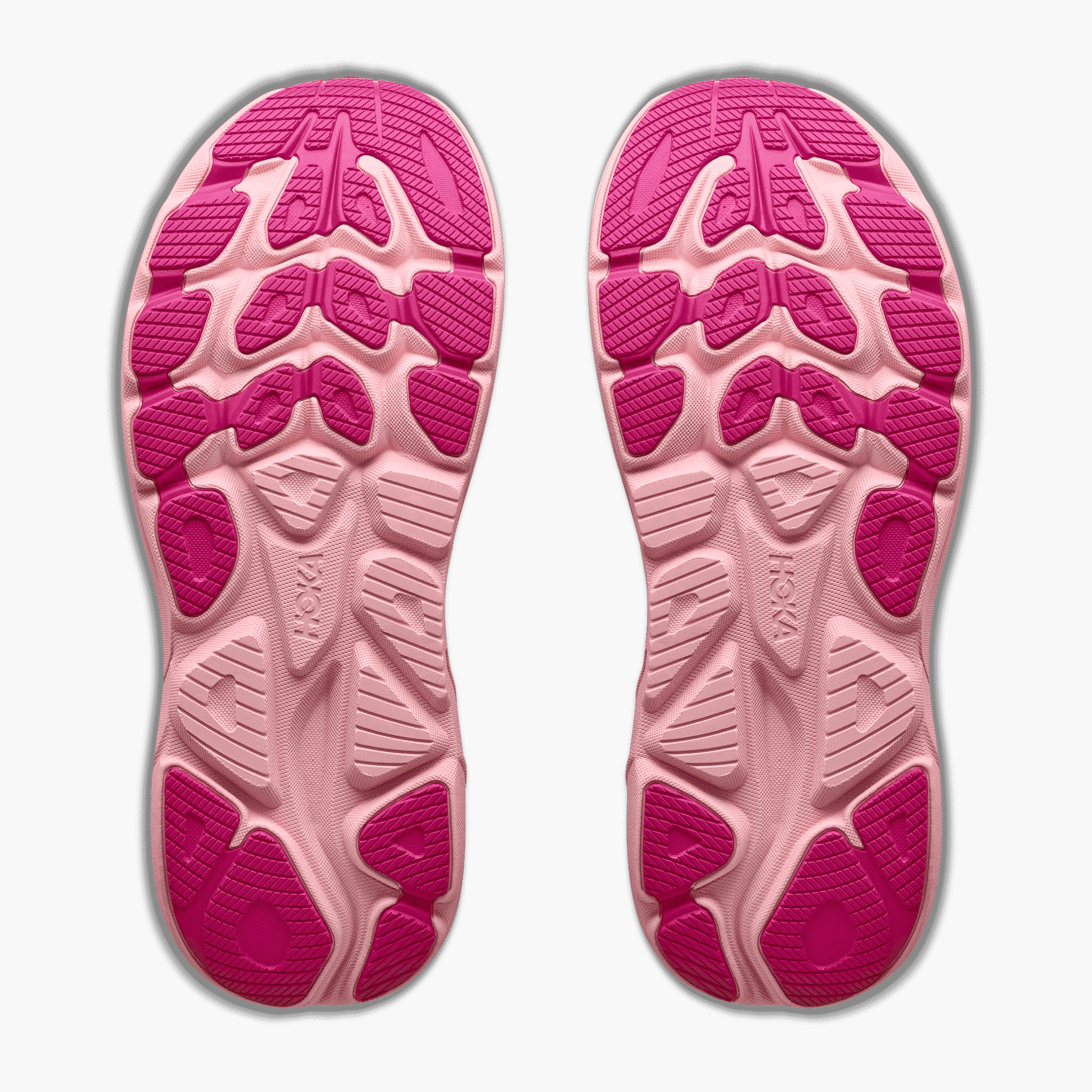 Sole angle shot of Women's Clifton 11 in Rose Cream  /  Dewy Pink