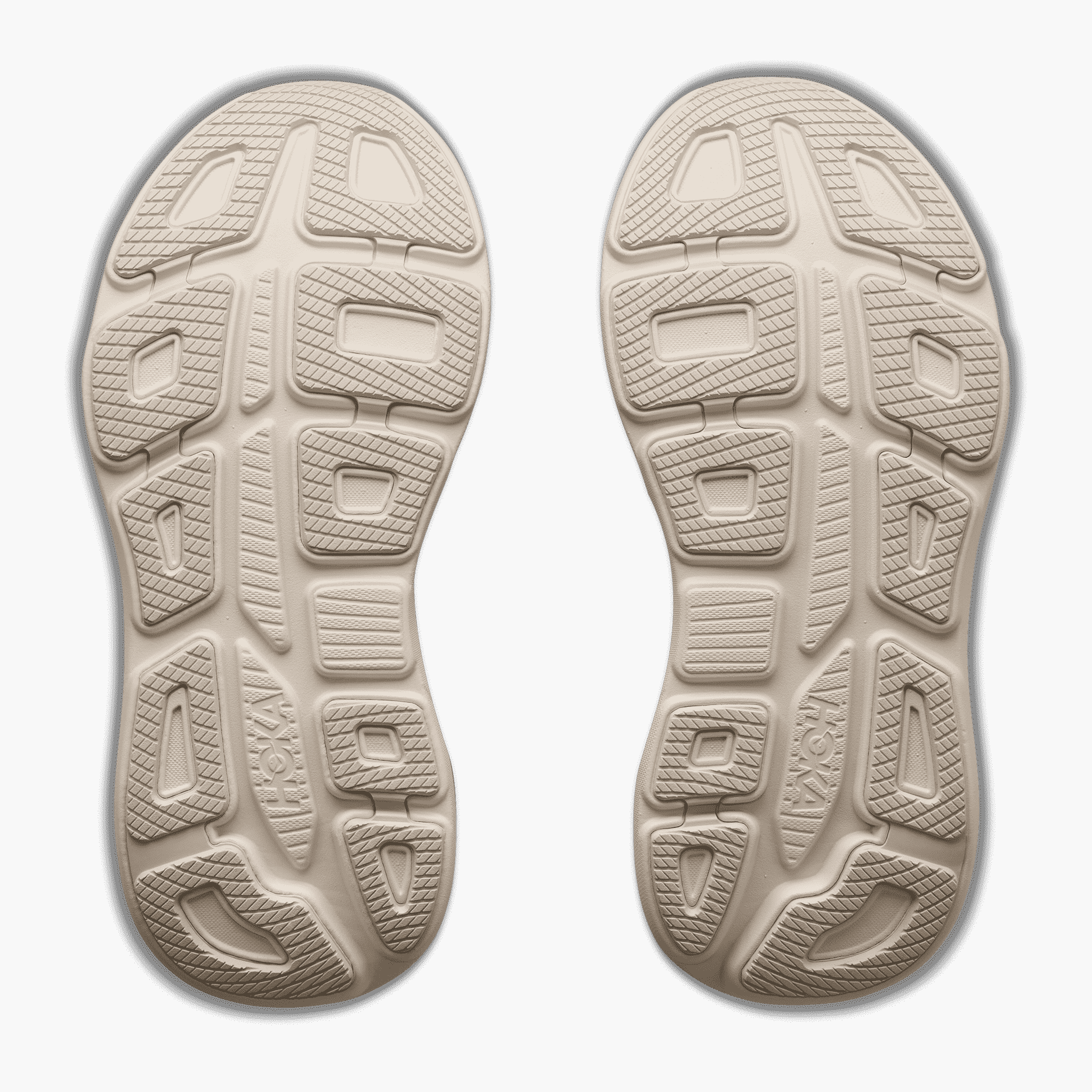 Sole angle shot of Women's Bondi 9 in Alabaster  /  Mineral Blue