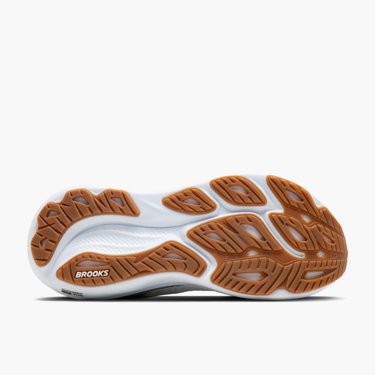 Sole angle shot of Women's Adrenaline GTS 26 in White / Black / Gum