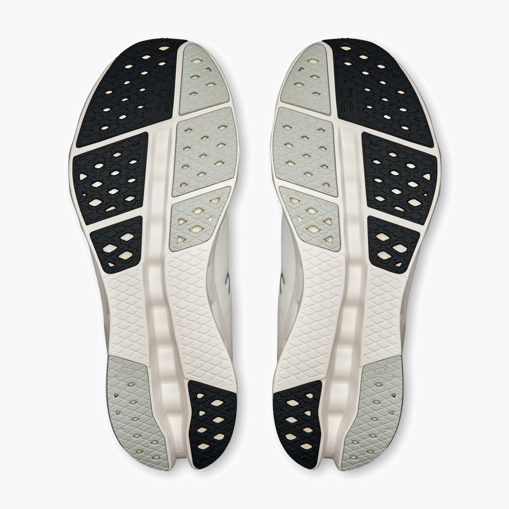 Sole angle shot of Men's Cloudsurfer 2 in Ivory / Ivory