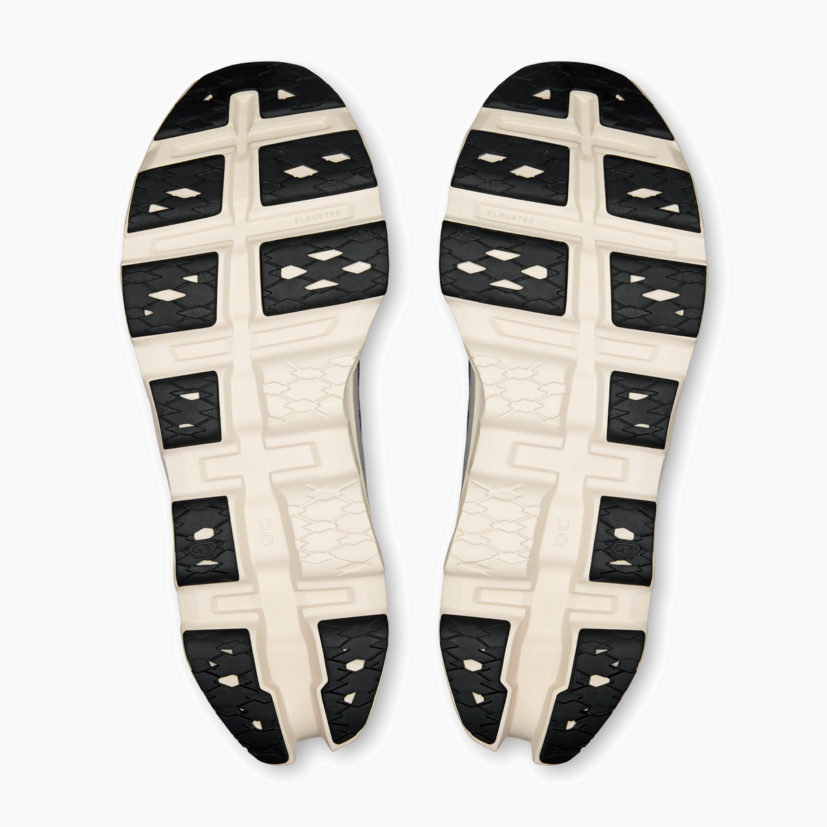 Sole angle shot of Men's Cloudmonster 3 in Rock | Silver