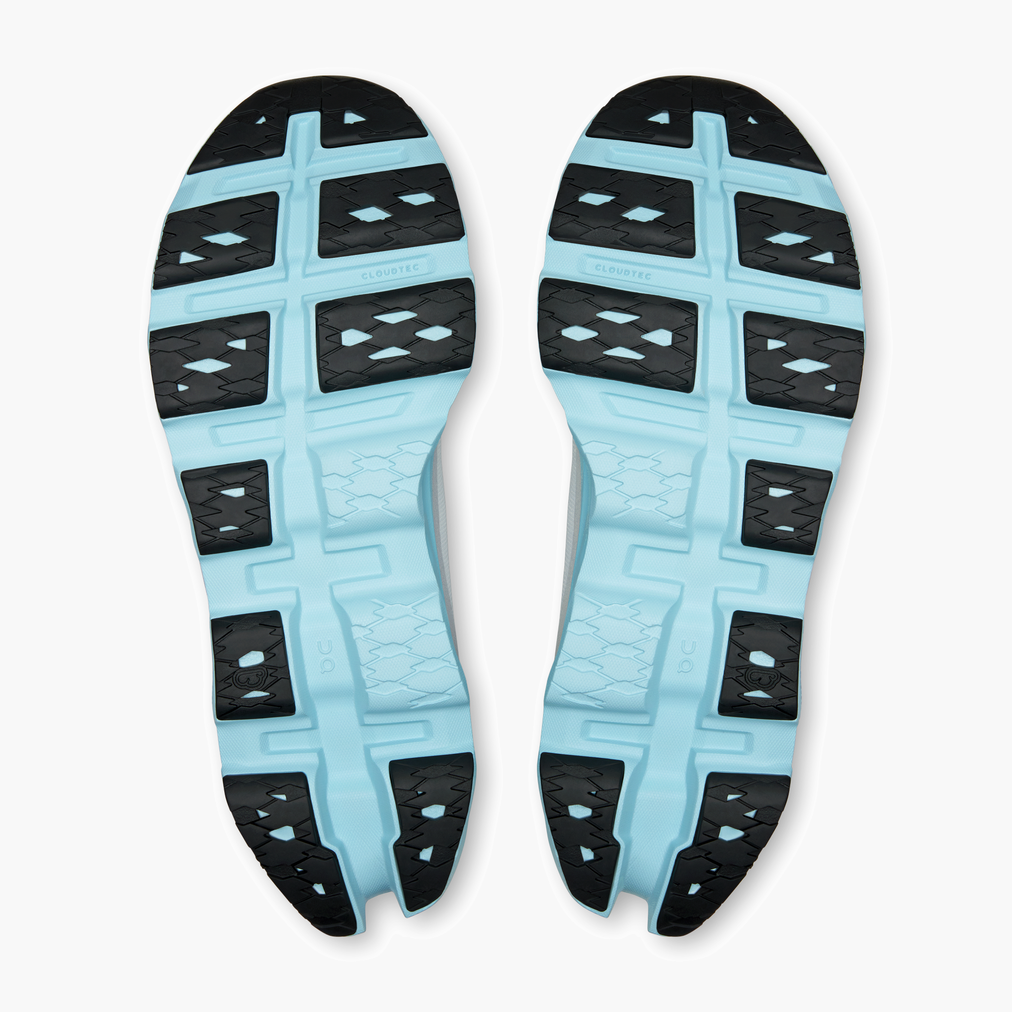 Sole angle shot of Men's Cloudmonster 3 in Ivory | Topaz