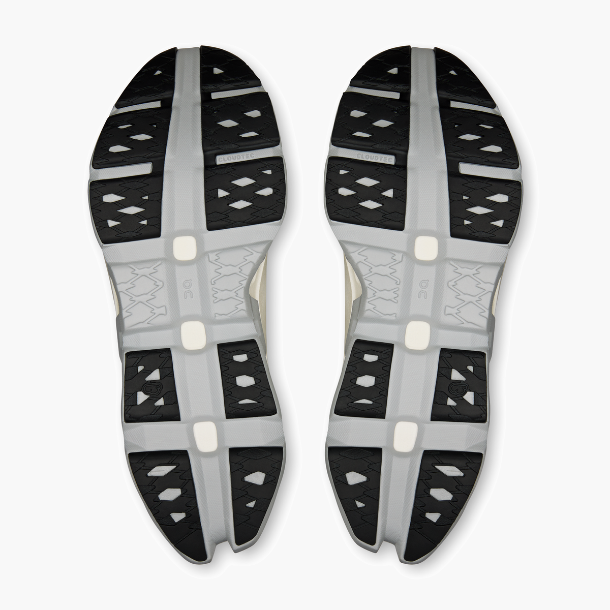 Sole angle shot of Men's Cloudmonster 3 Hyper in Glacier | Black
