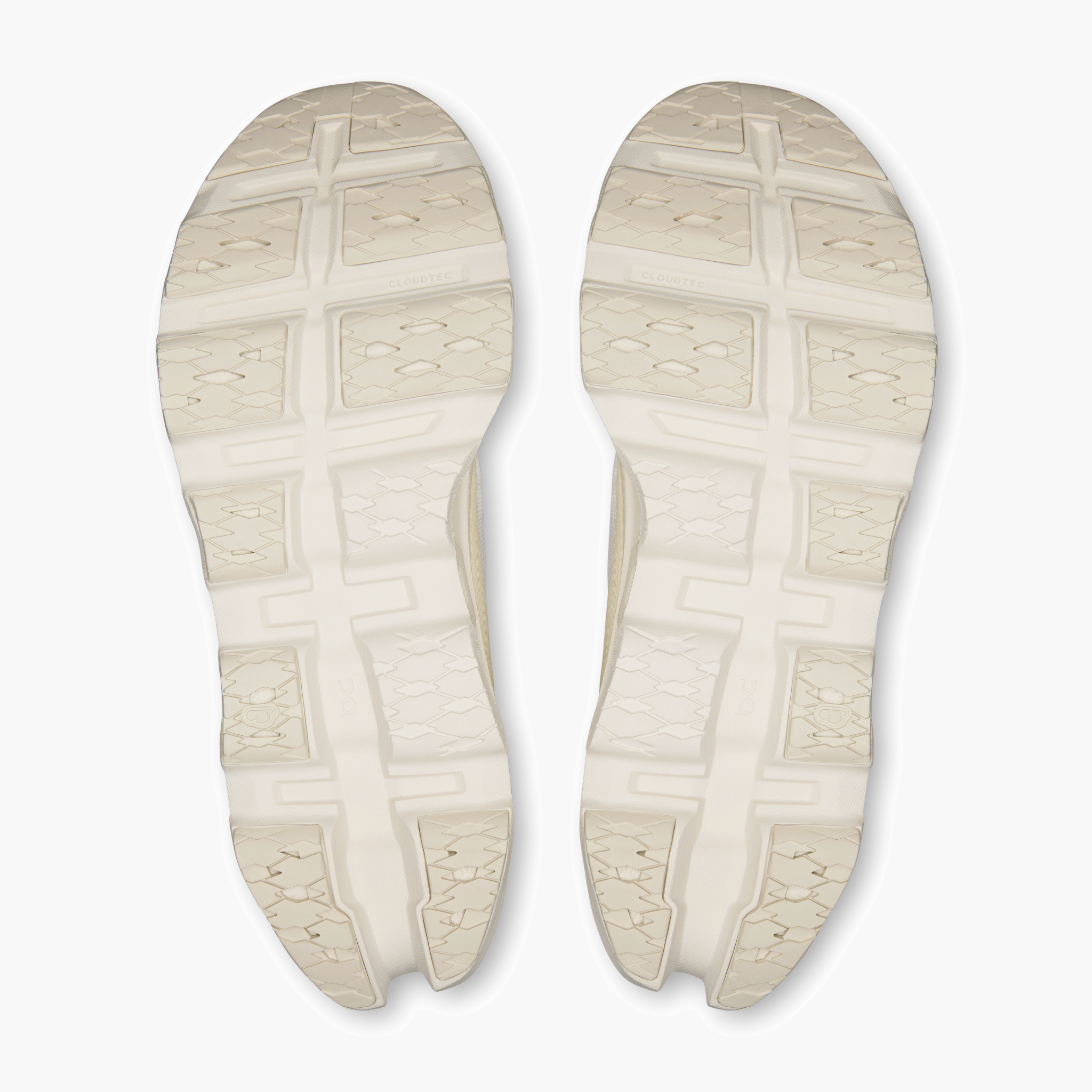 Sole angle shot of Men's Cloudmonster 3 in Ivory | Ray