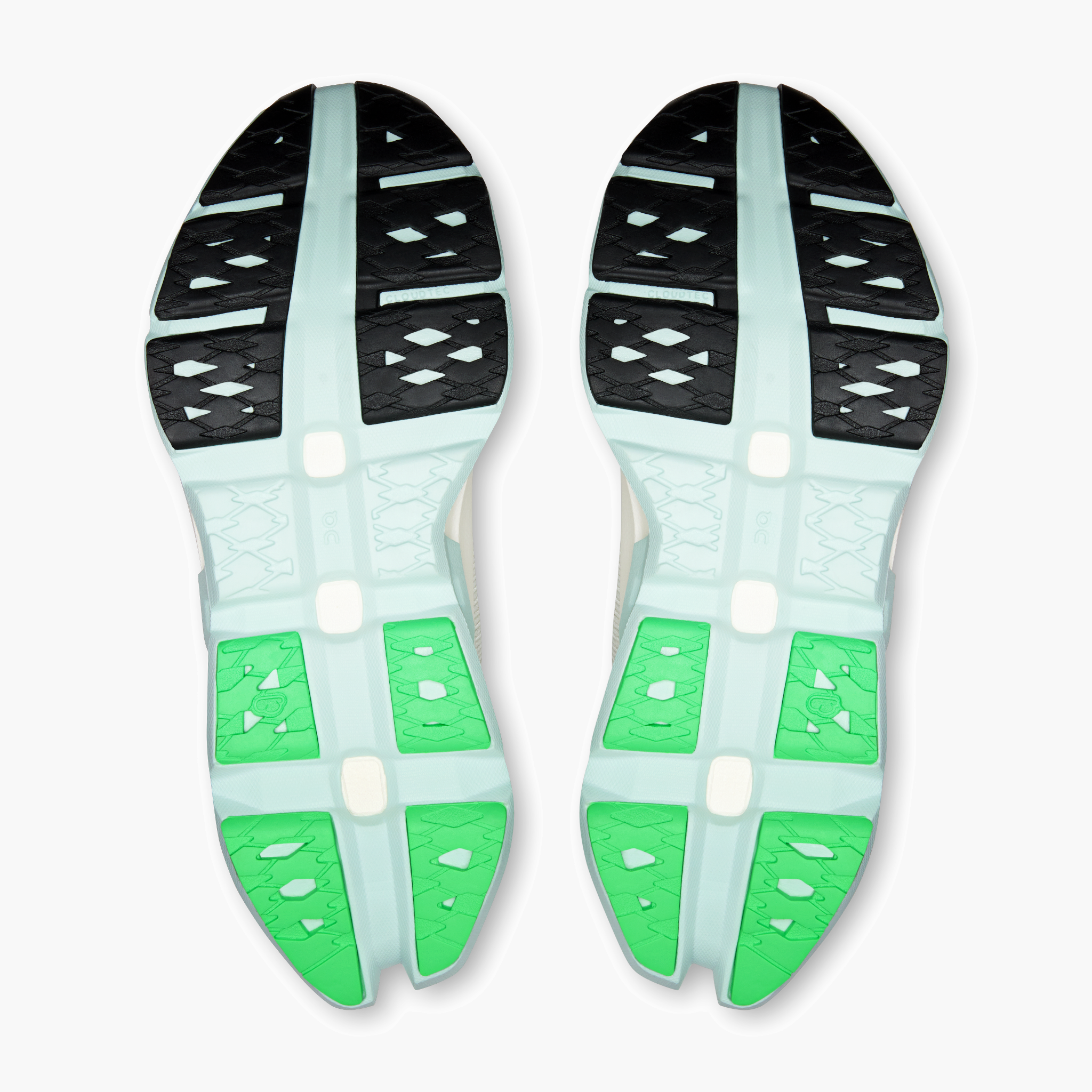Sole angle shot of Women's Cloudmonster 3 Hyper in Ivory | Flurry