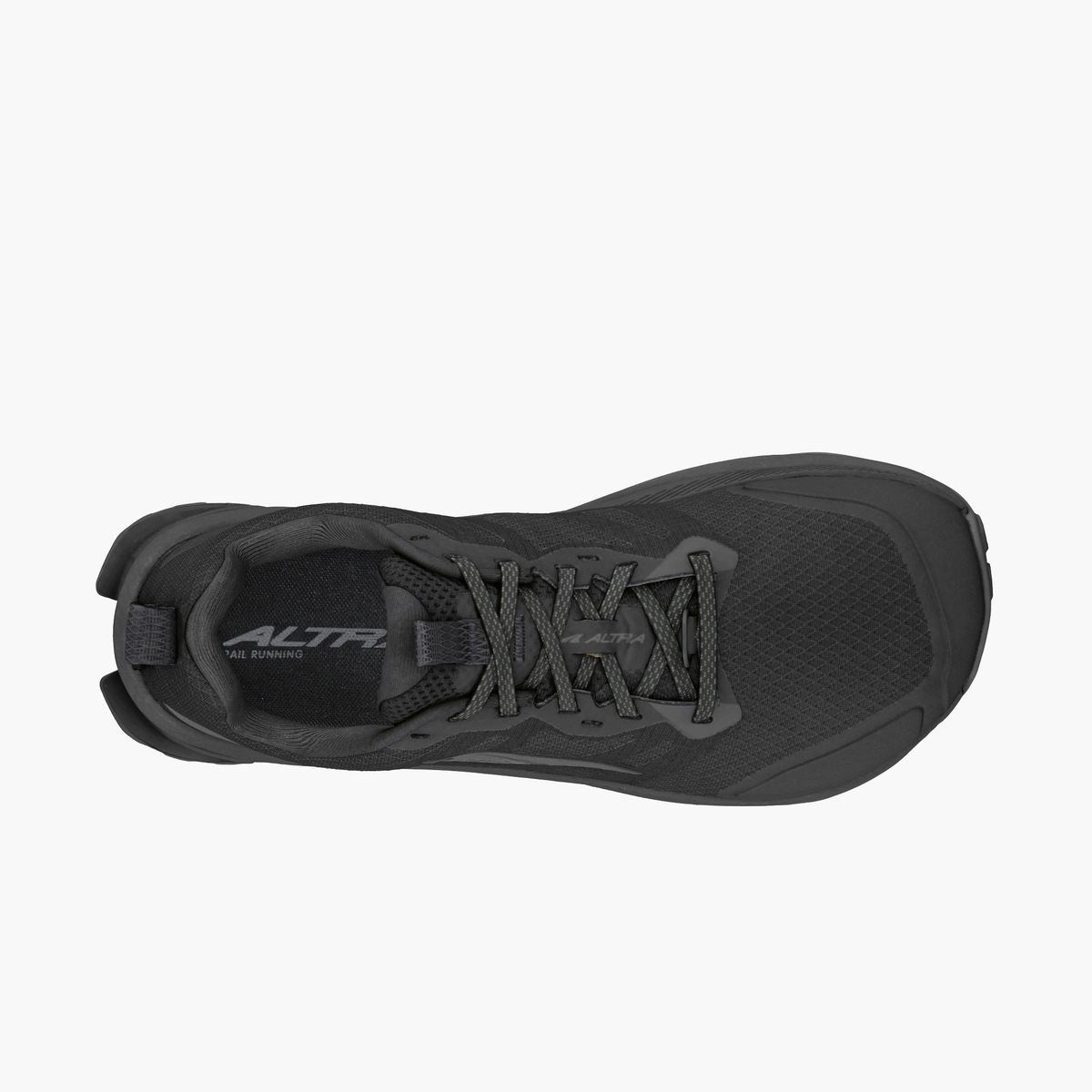 Sole angle shot of Women's Lone Peak 9 in Black