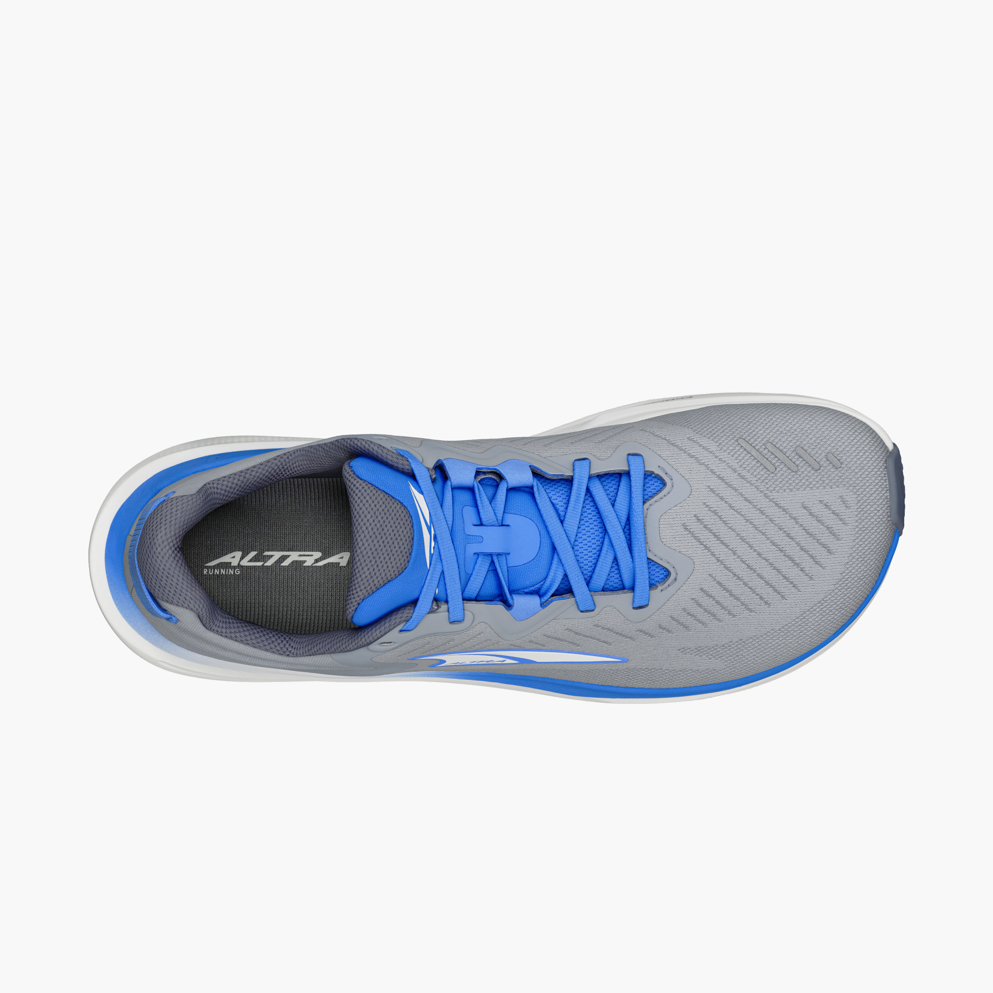 Sole angle shot of Men's Paradigm 8 in Blue / Gray