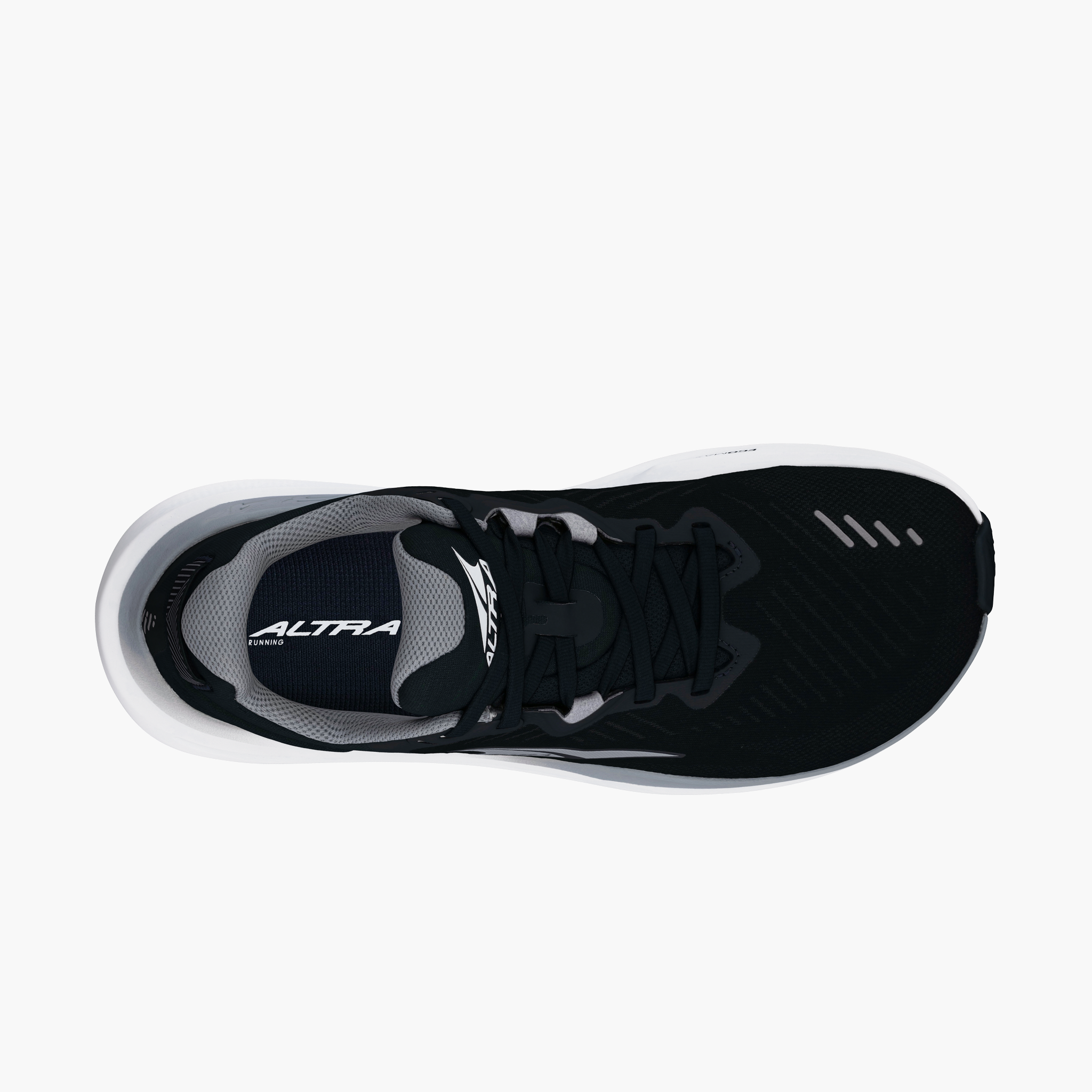 Sole angle shot of Women's Paradigm 8 in Black / White