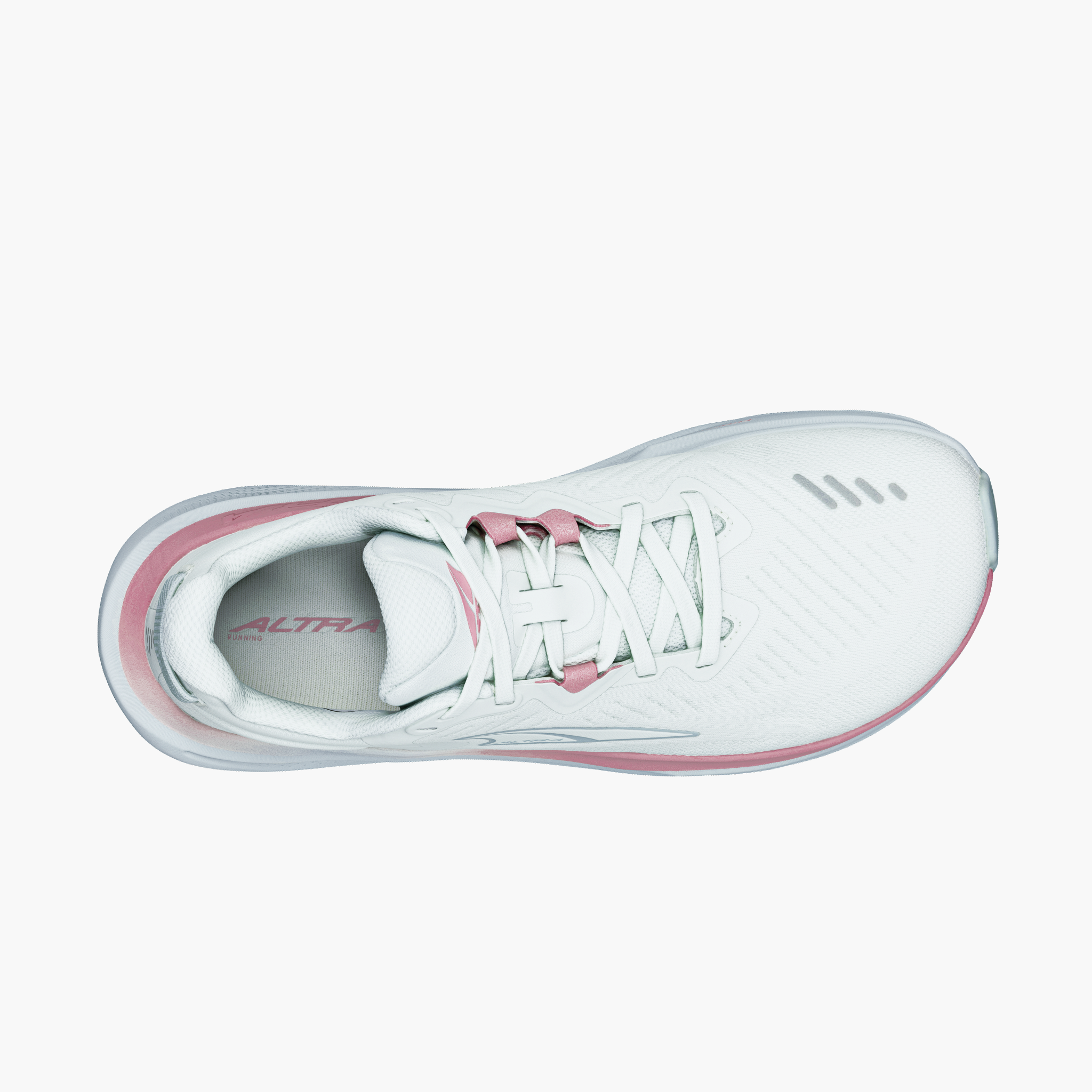 Sole angle shot of Women's Paradigm 8 in Gray / Magenta