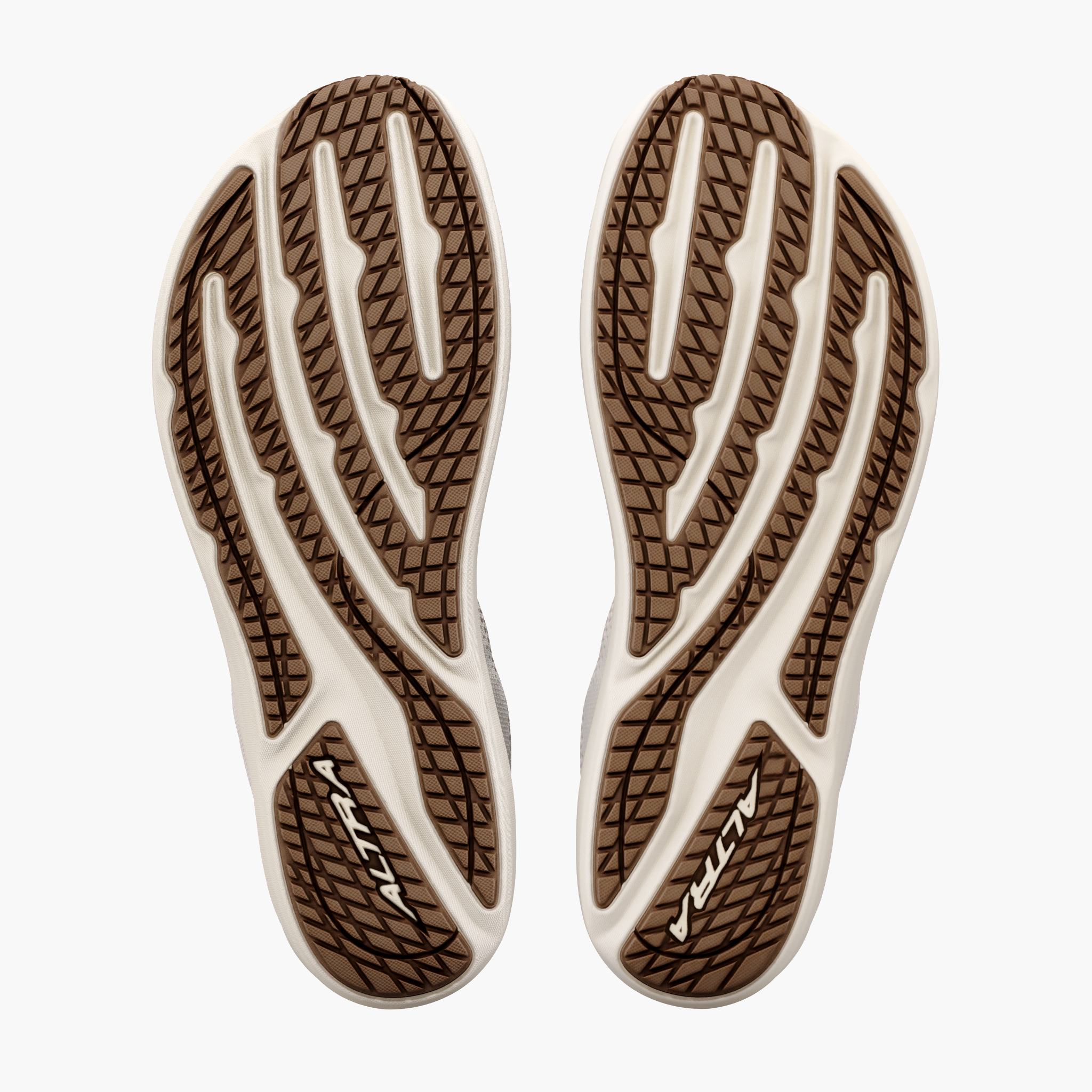 Sole angle shot of Men's Escalante 5 in Birch / Mountain Trail / As