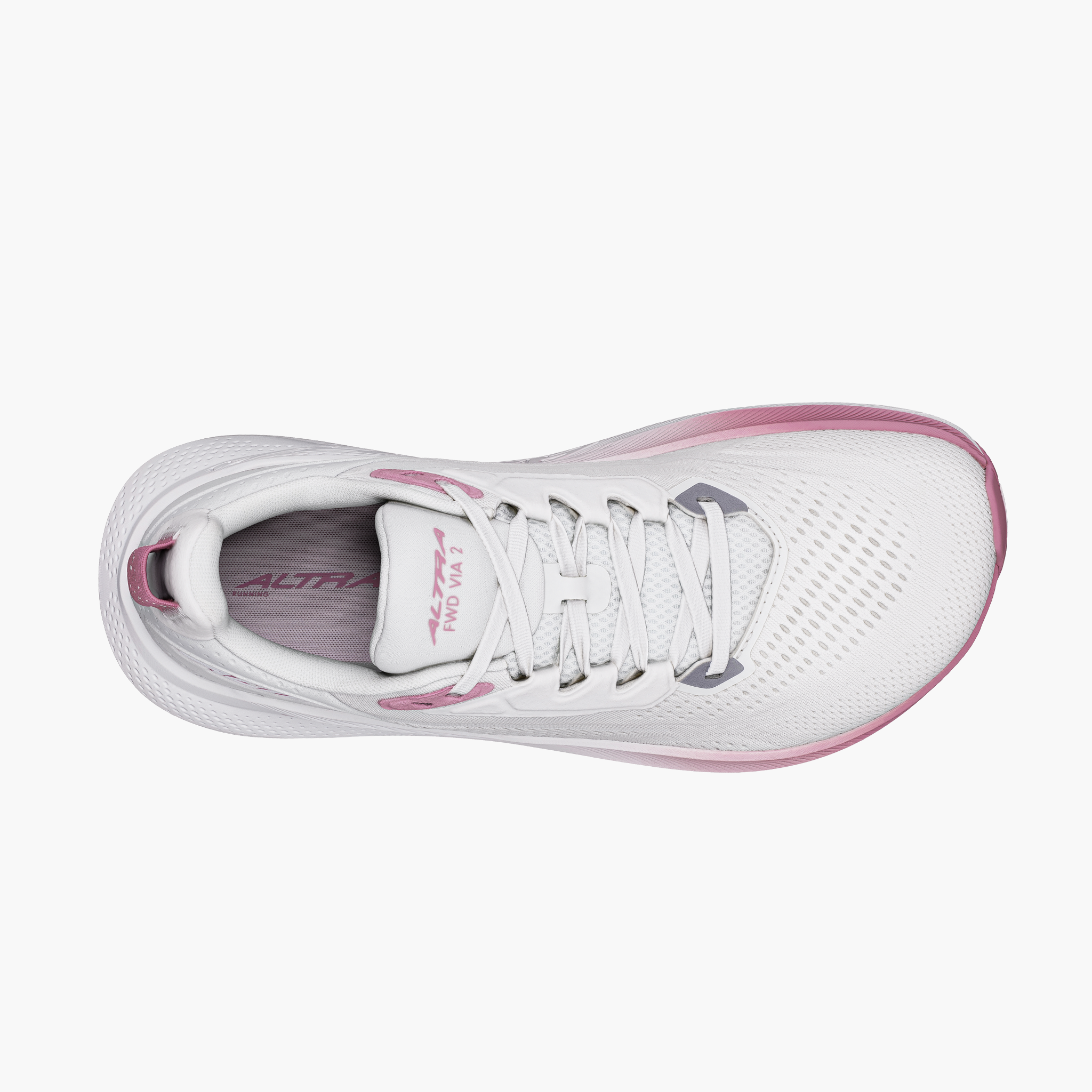 Sole angle shot of Women's FWD Via 2 in Light Gray
