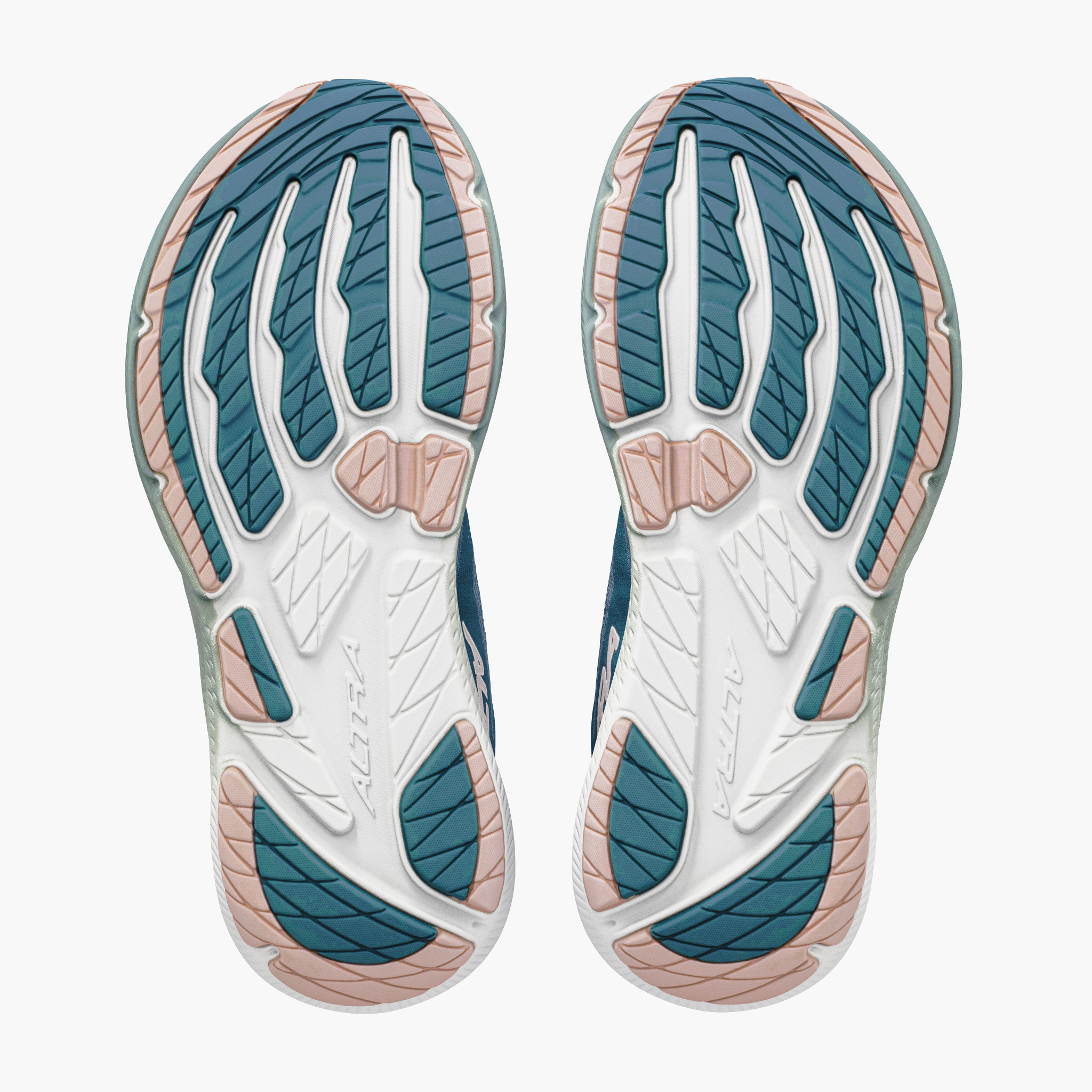 Sole angle shot of Women's Experience Flow 3 in Sea Pine / Ice / Grn Milieu