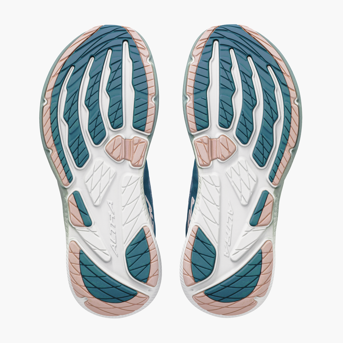 Sole angle shot of Women's Experience Flow 3 in Sea Pine / Ice / Grn Milieu