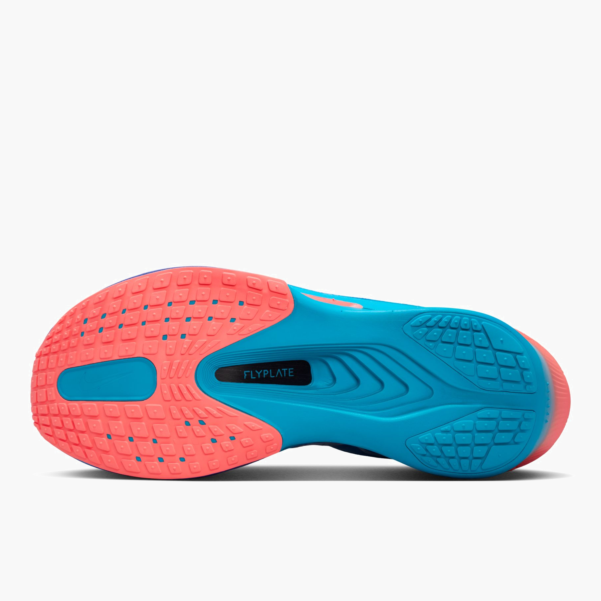 Sole angle shot of Men's Zoom Fly 6 in Racer Blue / White-Blue Lightning
