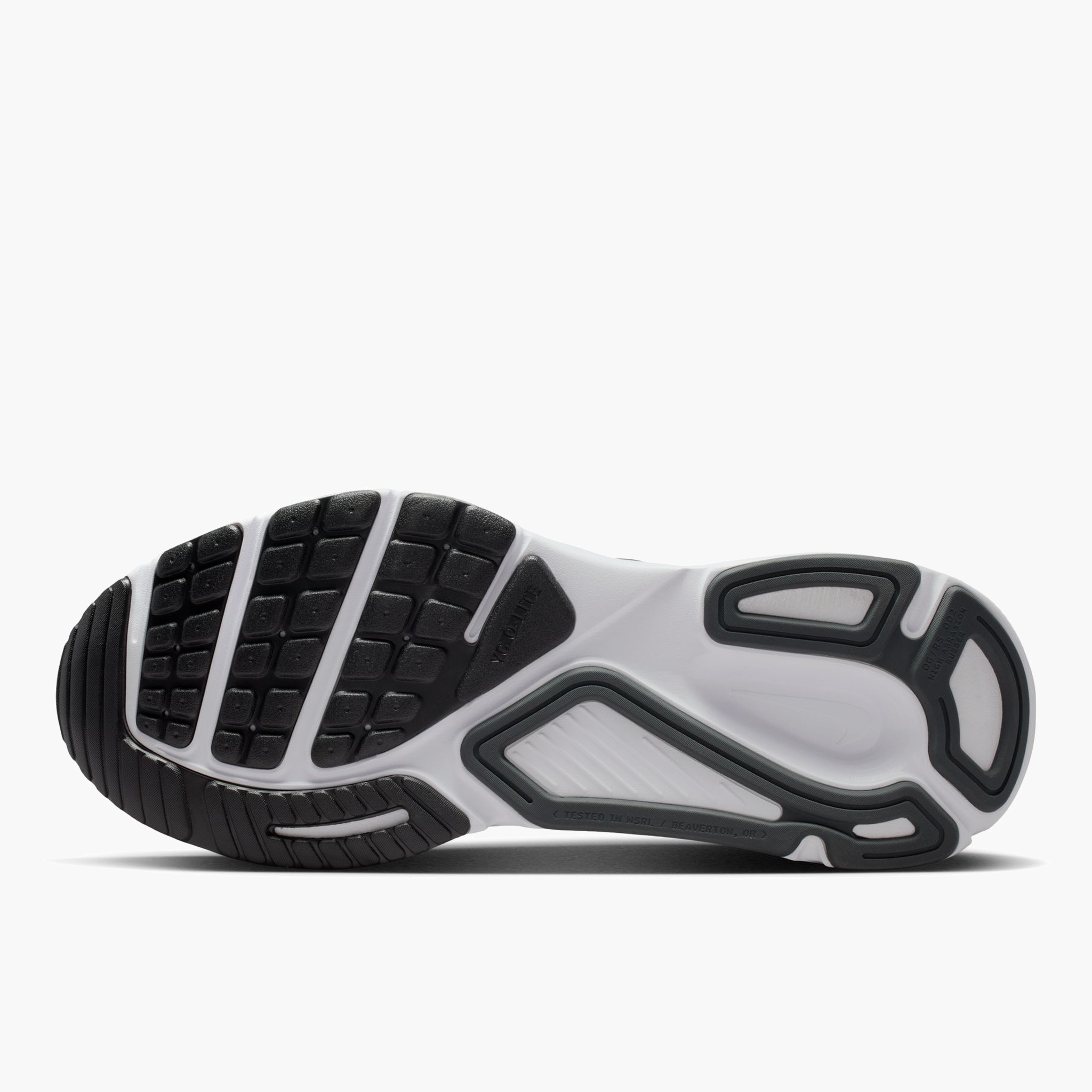 Sole angle shot of Men's Structure Plus in Black / White-Anthracite