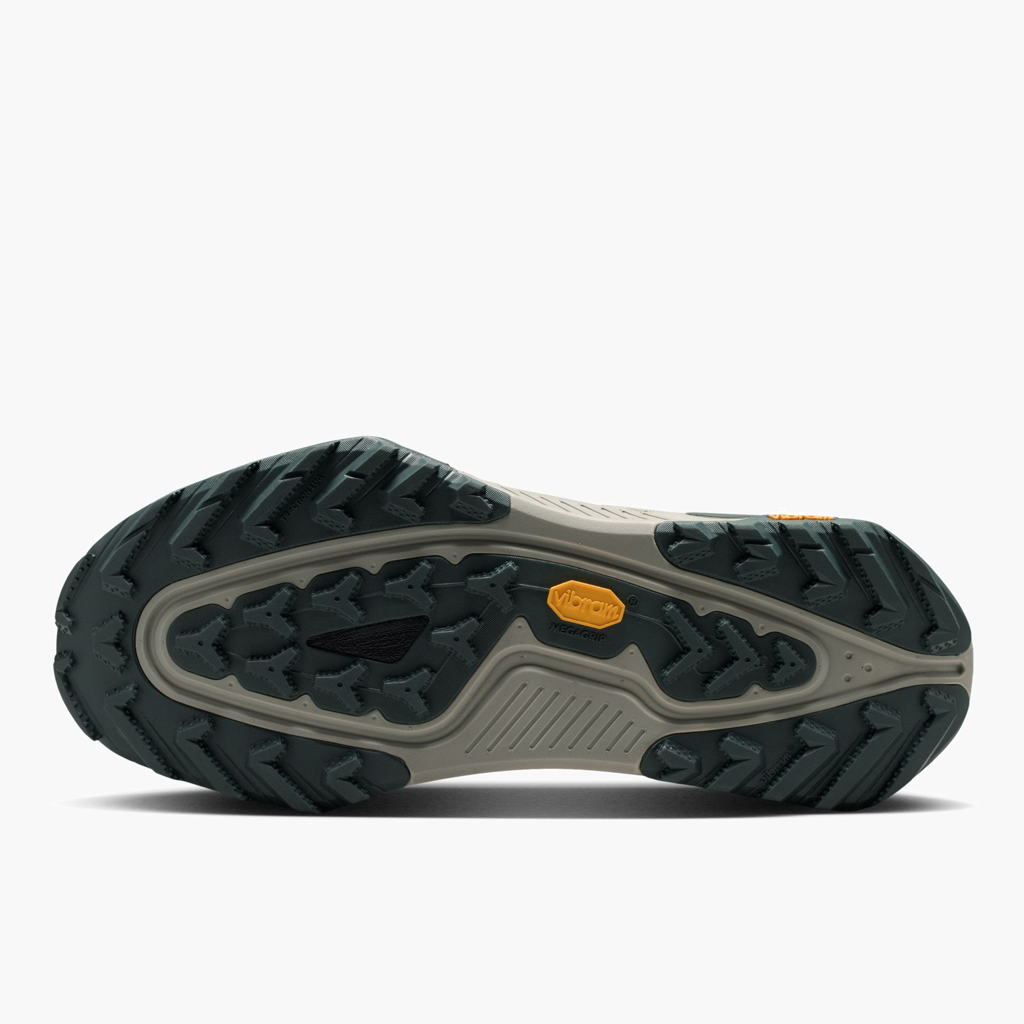 Sole angle shot of Men's ACG Zegama in Spruce Fog / Black Spruce-Sea Glass-Black