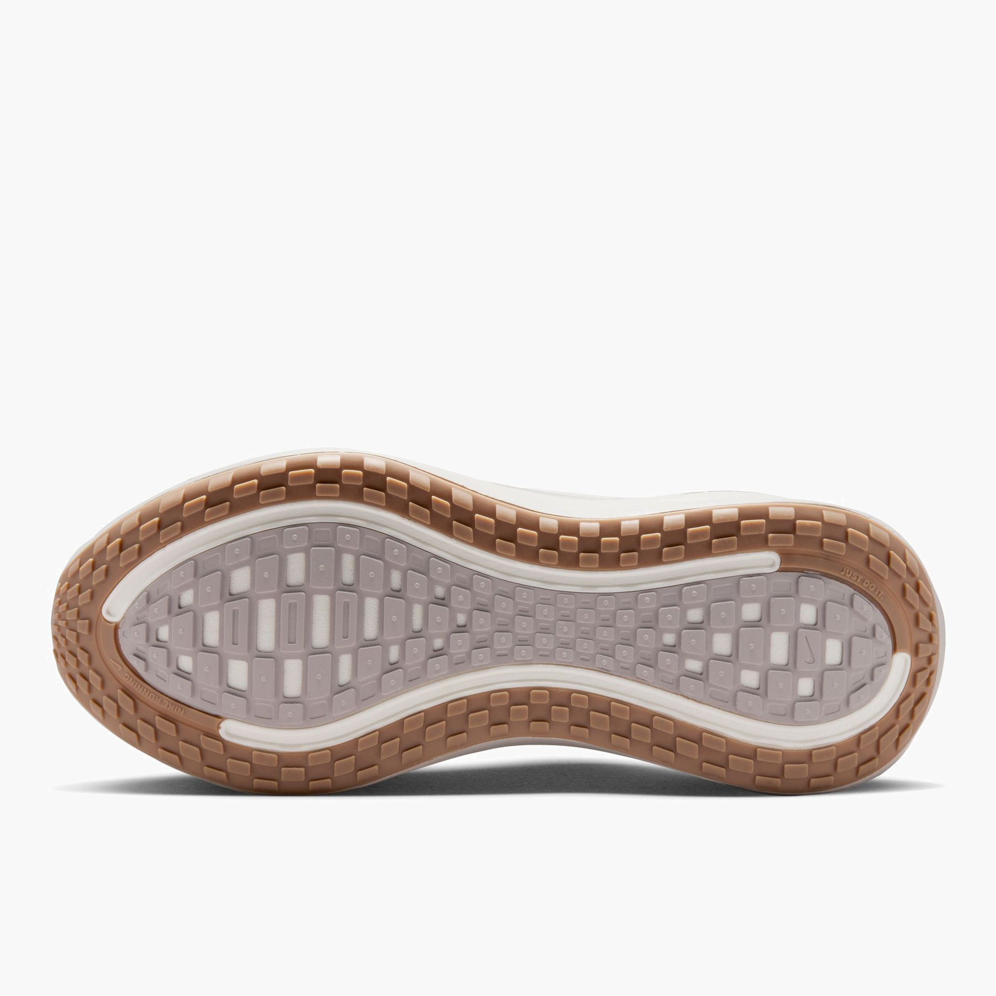 Sole angle shot of Men's Vomero Plus in College Grey / Medium Ash-Lt Iron Ore