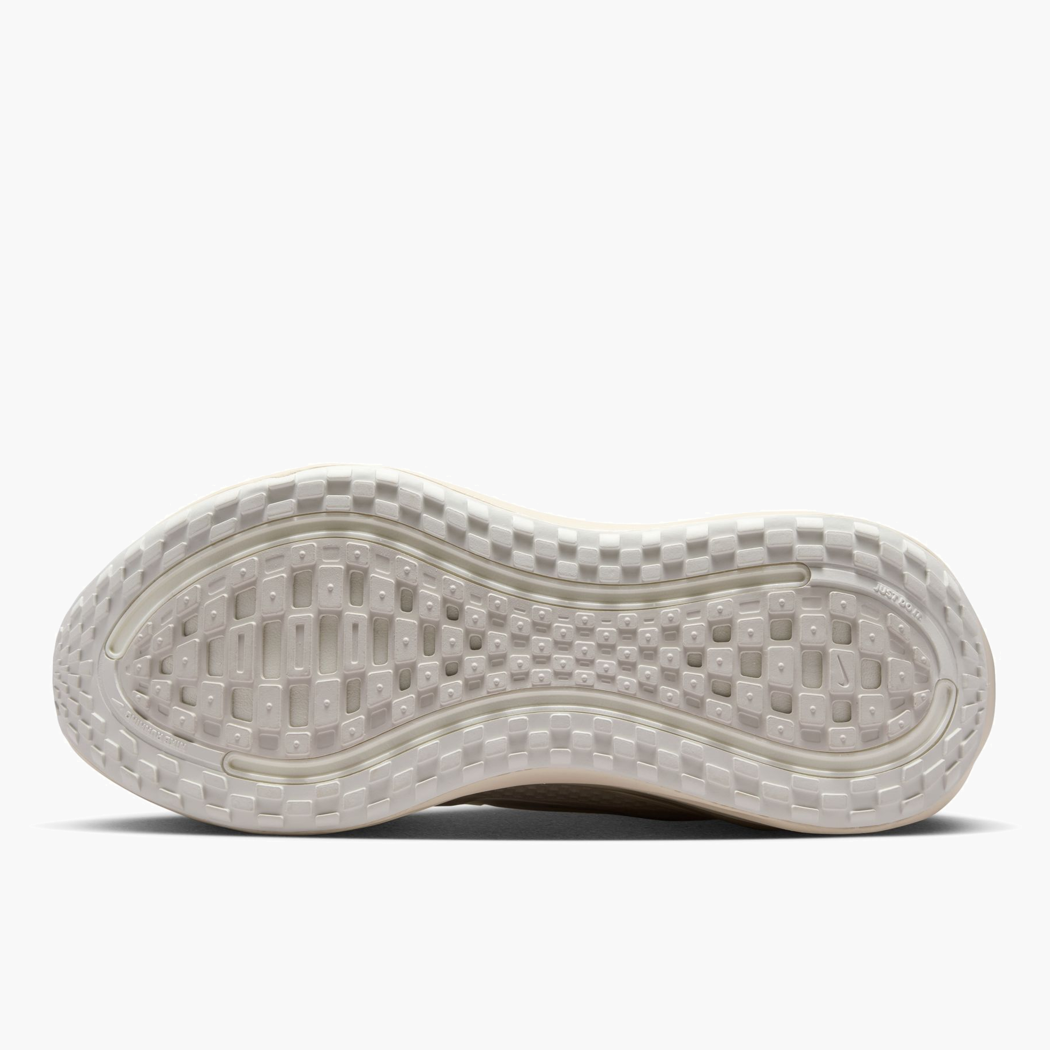 Sole angle shot of Women's Vomero Plus in Summit White / Chalk-Phantom-Pure Platinum