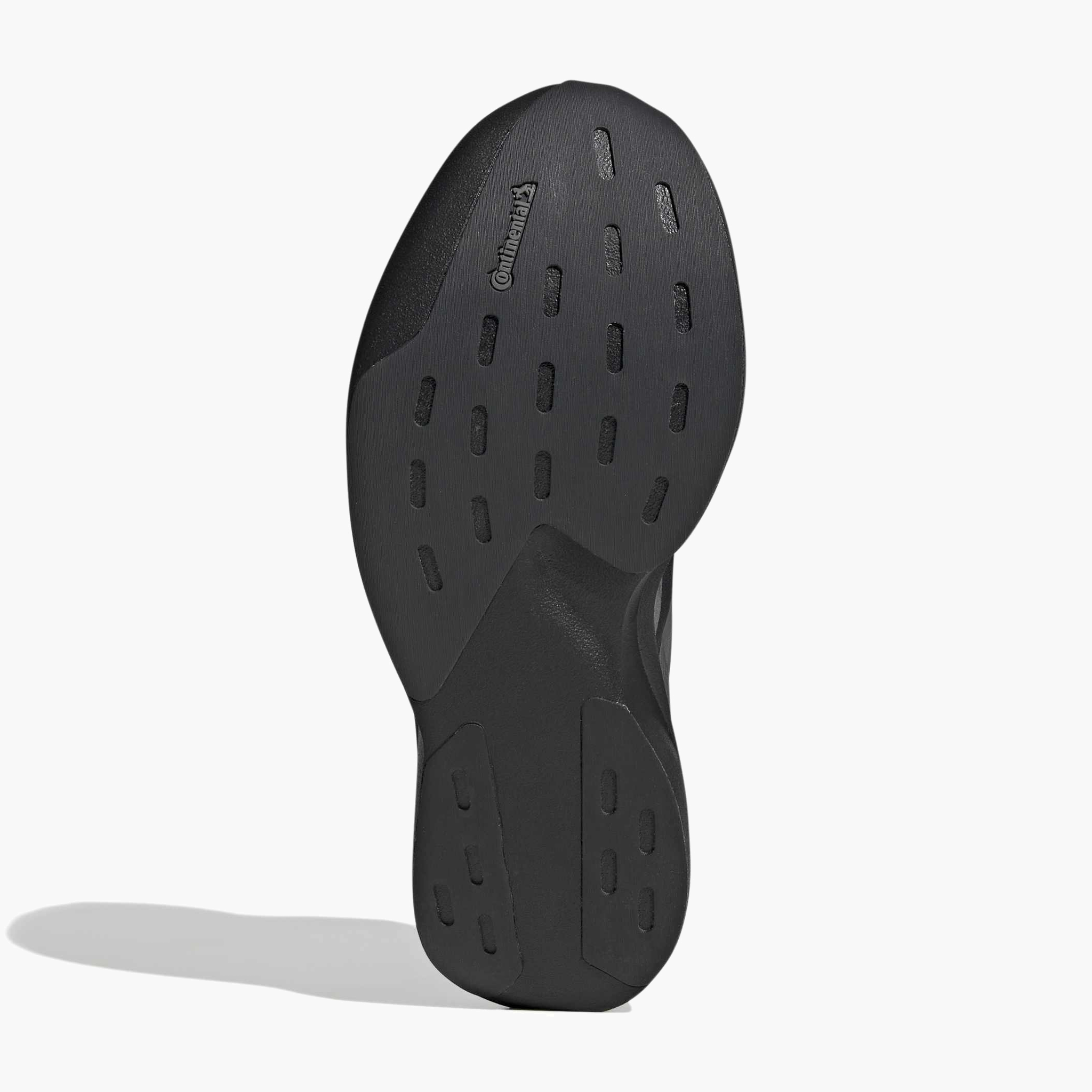 Sole angle shot of Women's Evo SL Woven in Cblack / Ironmt / Cblack