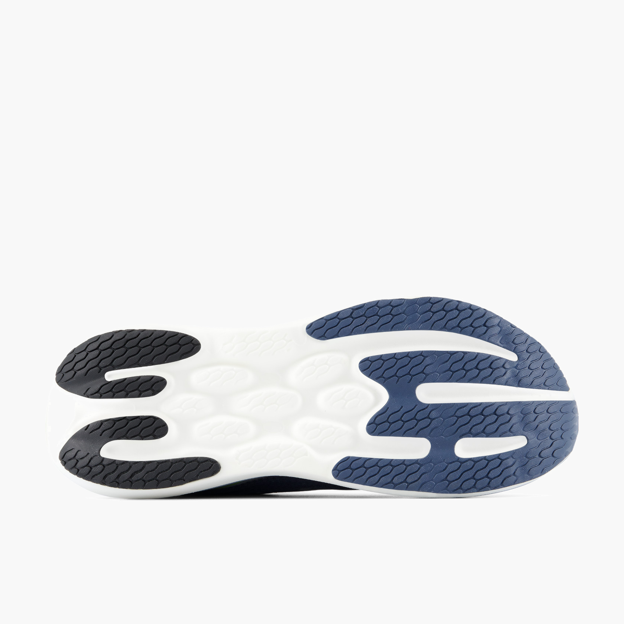 Sole angle shot of Men's 1080 v15 in Vintageindigo / Alkalinegreen