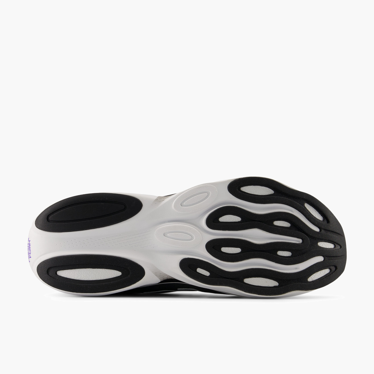 Sole angle shot of Men's Ellipse v1 in Electricindigo / Castlerock / Black