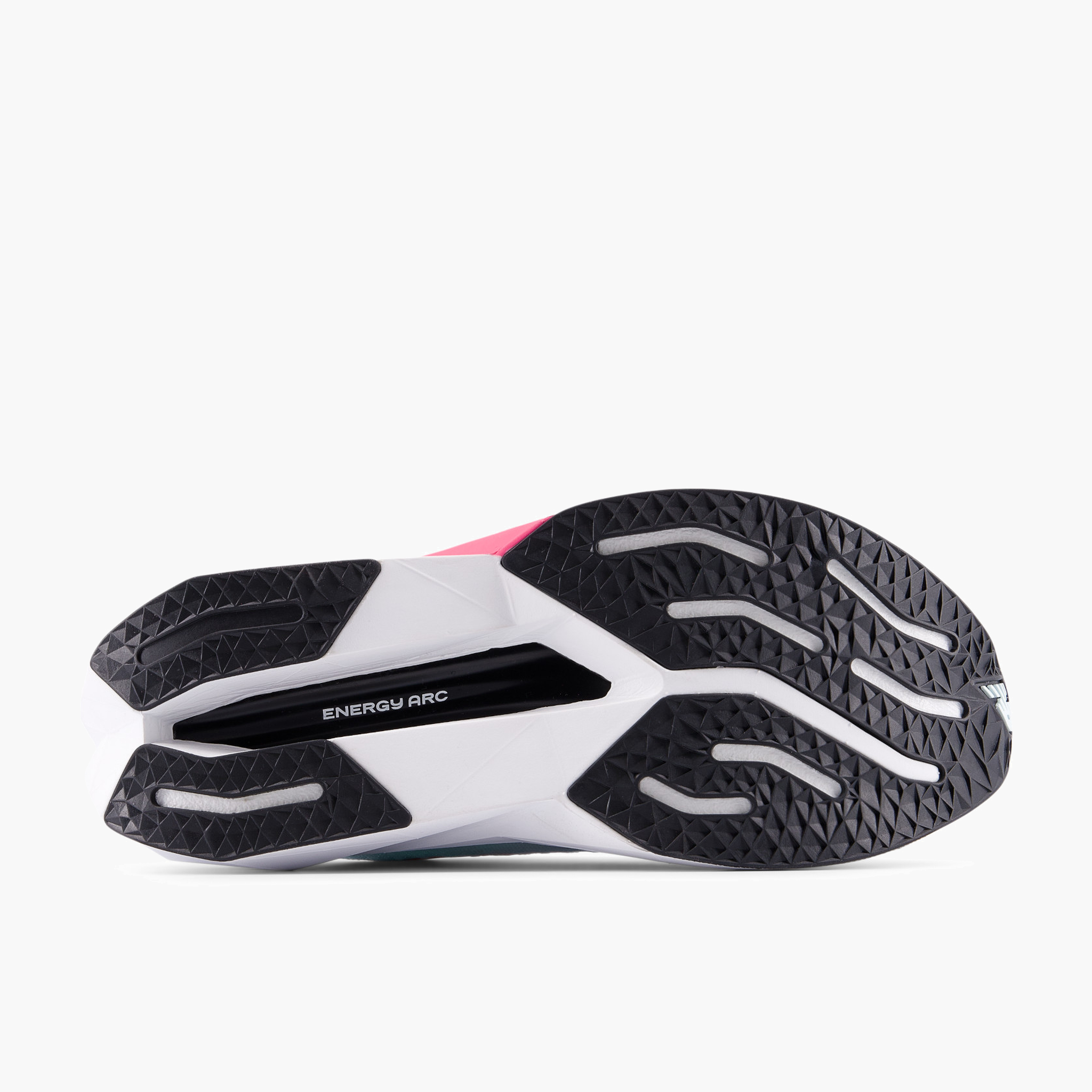Sole angle shot of Men's Supercomp Trainer v3 in Fairweather Blue