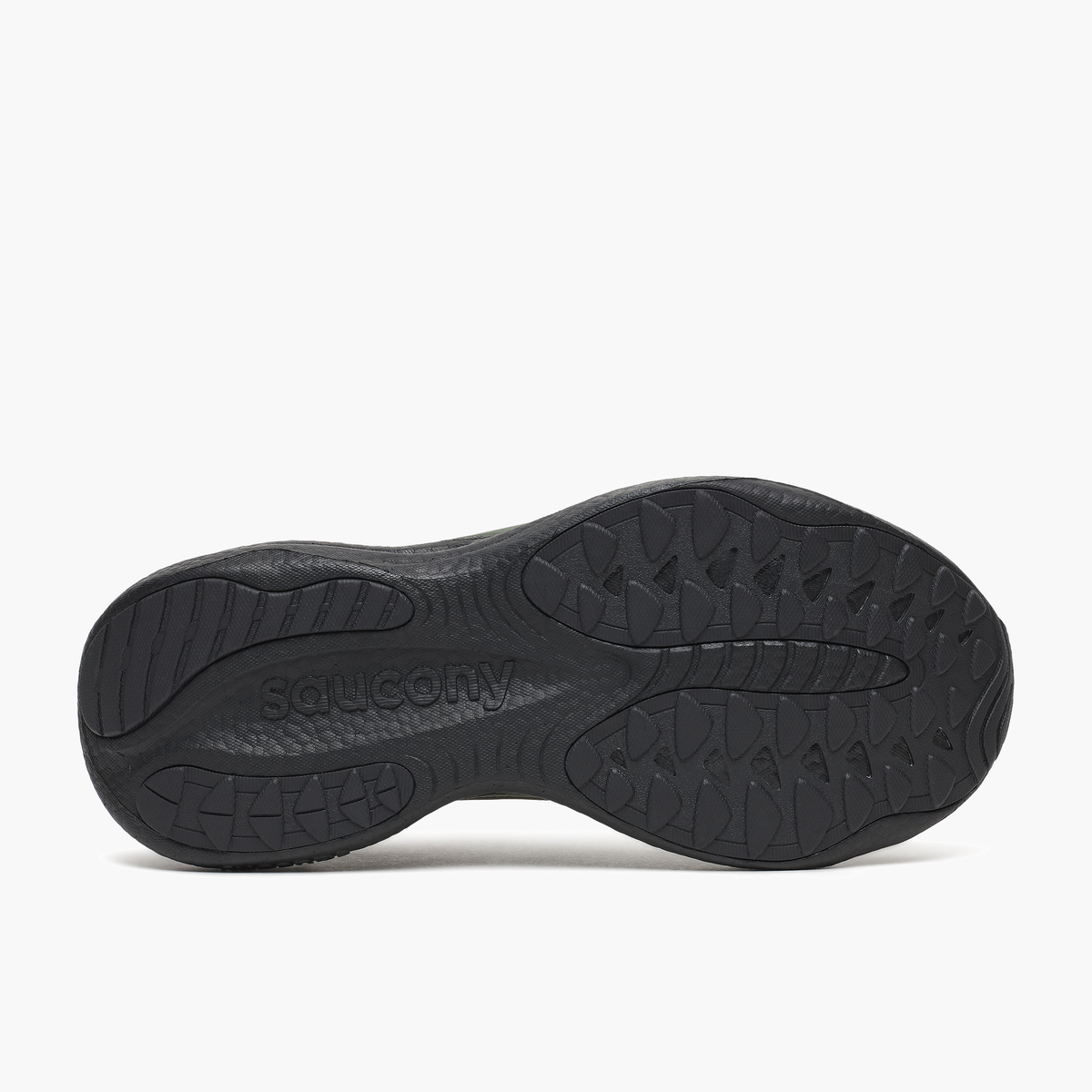 Sole angle shot of Men's Ride 19 in Fatigue / Blac