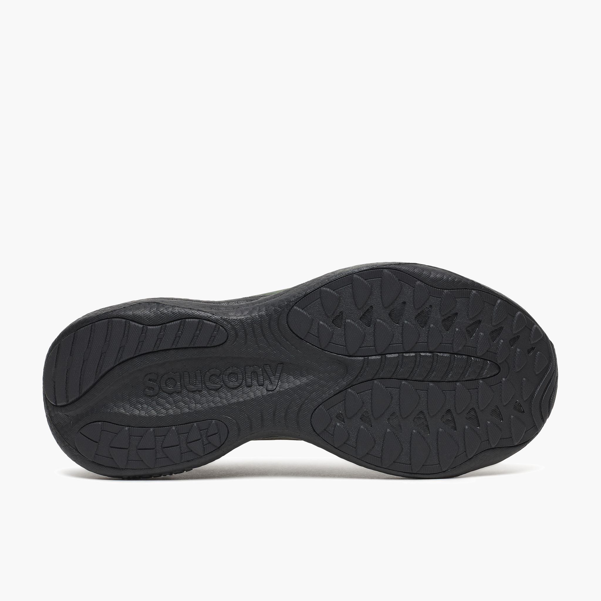 Sole angle shot of Men's Ride 19 in Fatigue / Blac