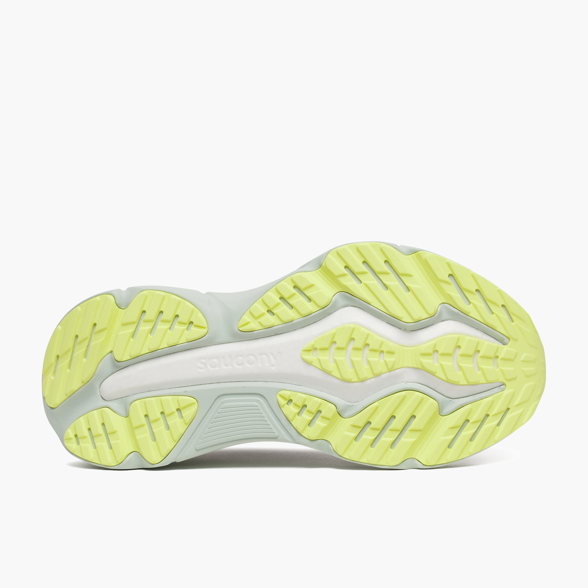 Sole angle shot of Women's Hurricane 25 in White / Mist