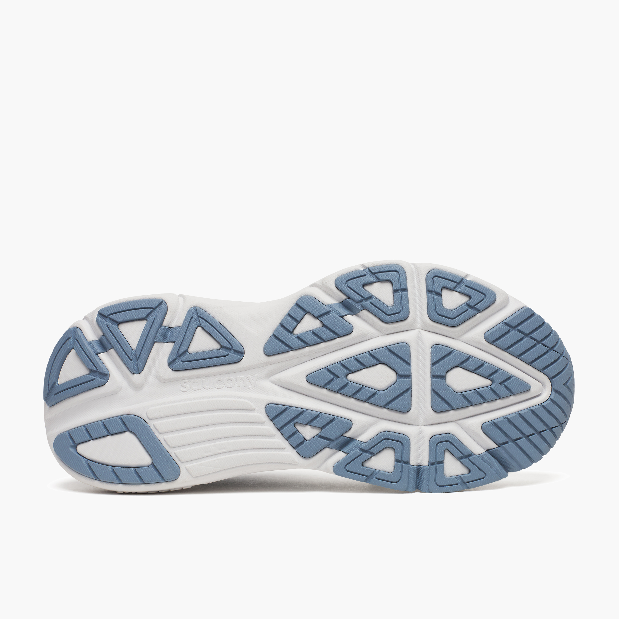 Sole angle shot of Women's Guide 19 in White / Storm