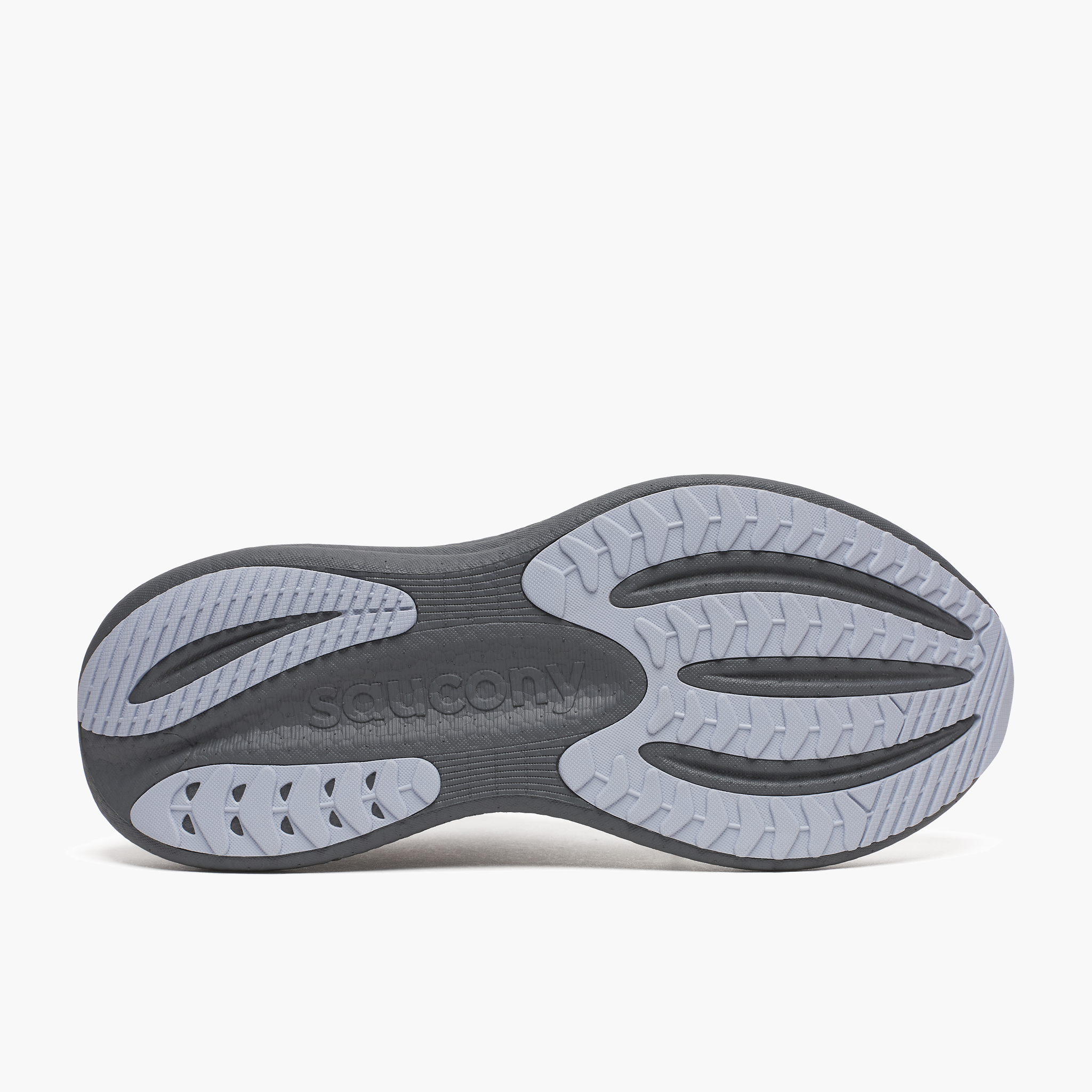 Sole angle shot of Men's Triumph 23 in Grey / Shadow