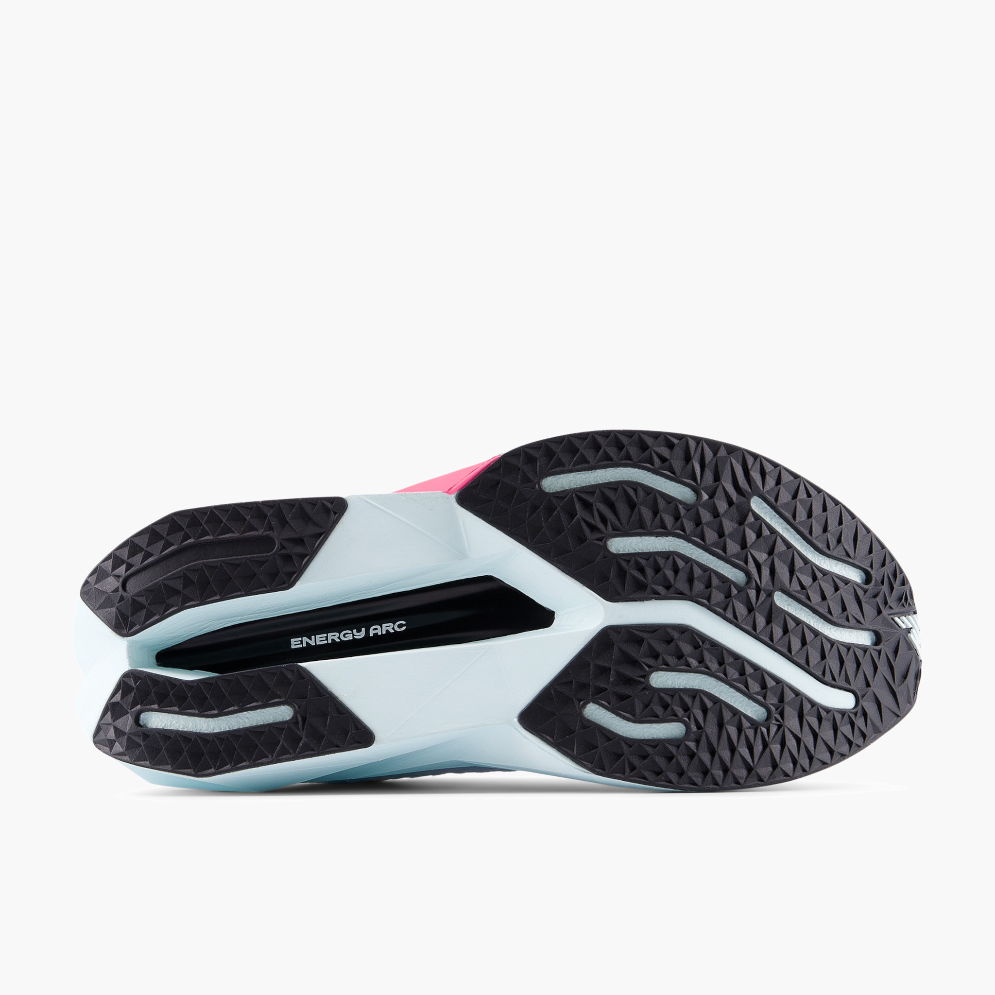 Sole angle shot of Women's Supercomp Trainer v3 in Glint Blue