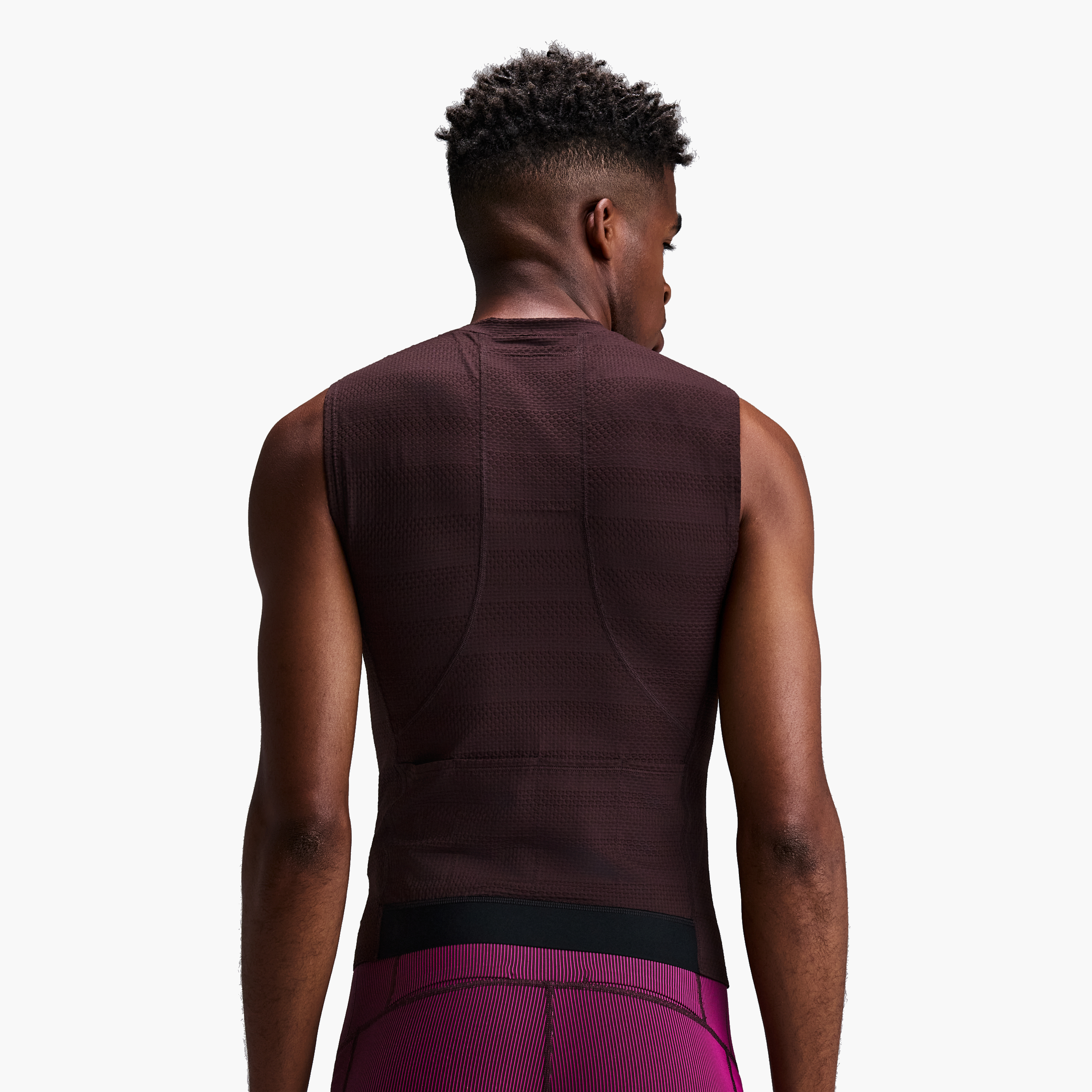 Men's AirKnit Distance Sleeveless Zip — Espresso — image 3