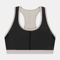 Women's Vanisher Reverso Scoop Neck Run Bra — Black / Plaster — image 9