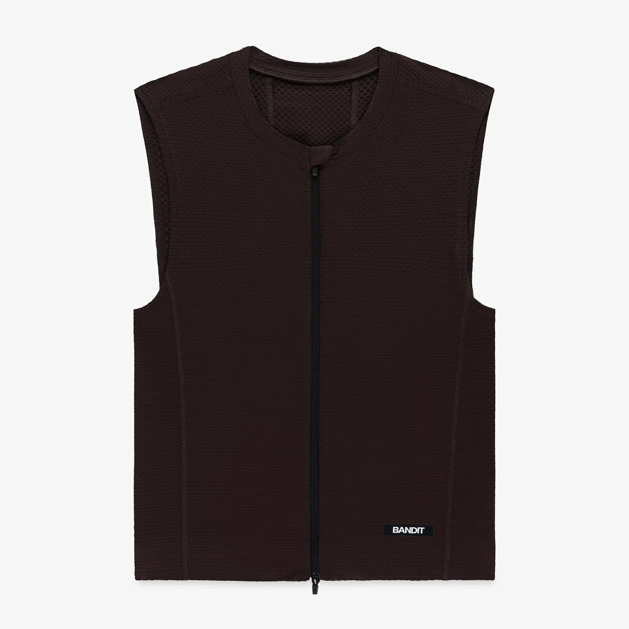 Men's AirKnit Distance Sleeveless Zip — Espresso — image 8