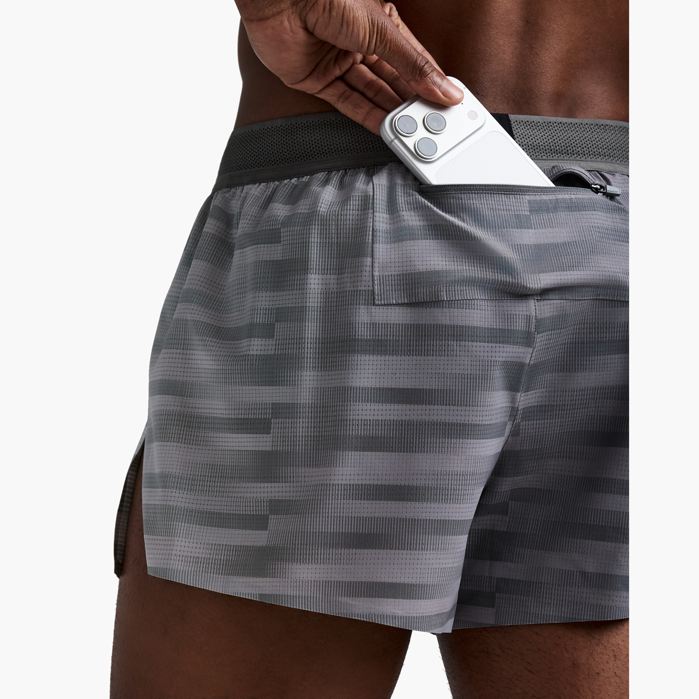 Men's CoolGrid 2-in-1 Run Short — Multi / Slate — image 4