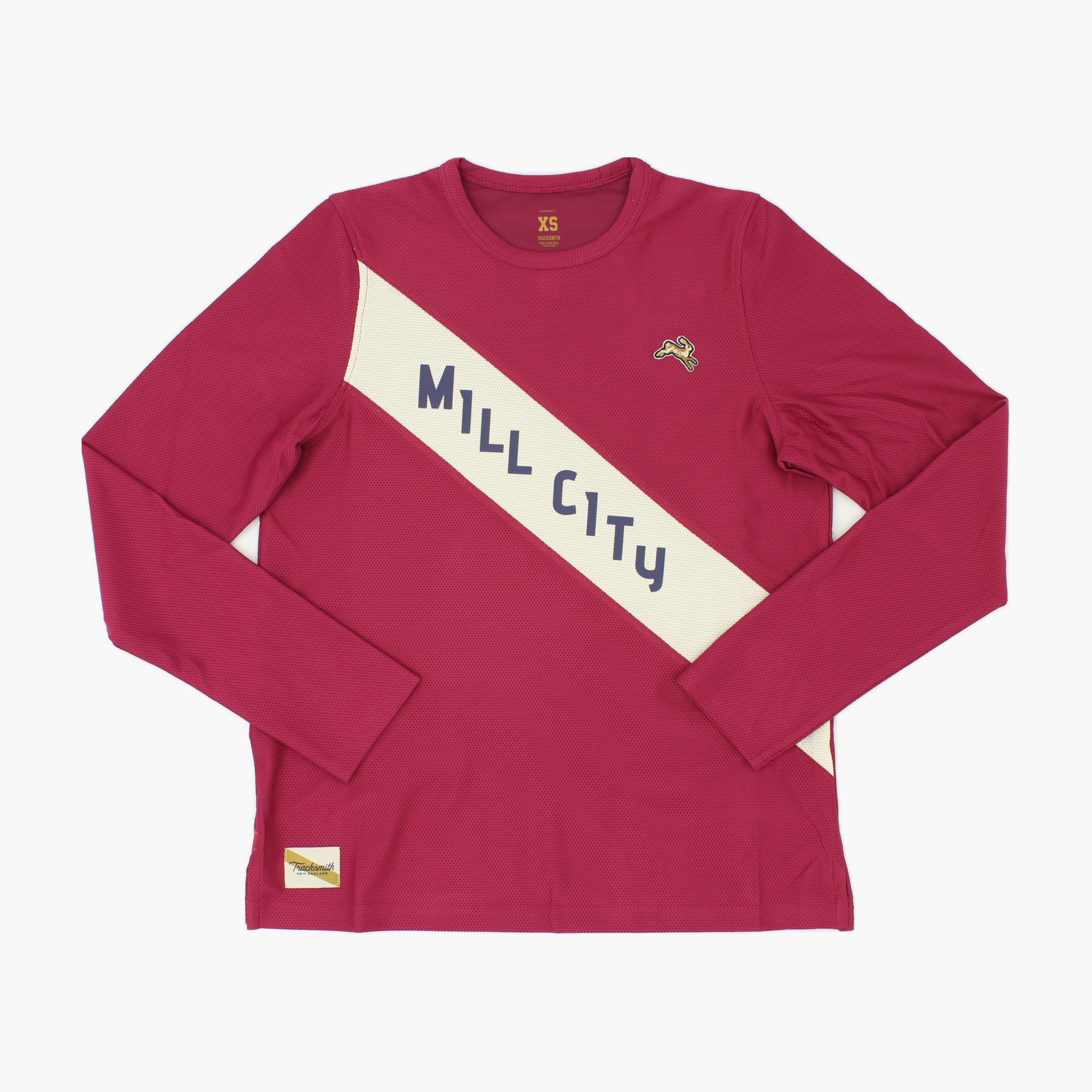 Women's Van Cortlandt Long Sleeve — Flatlay 1 [WT6022-RASPBERRYIVORY]