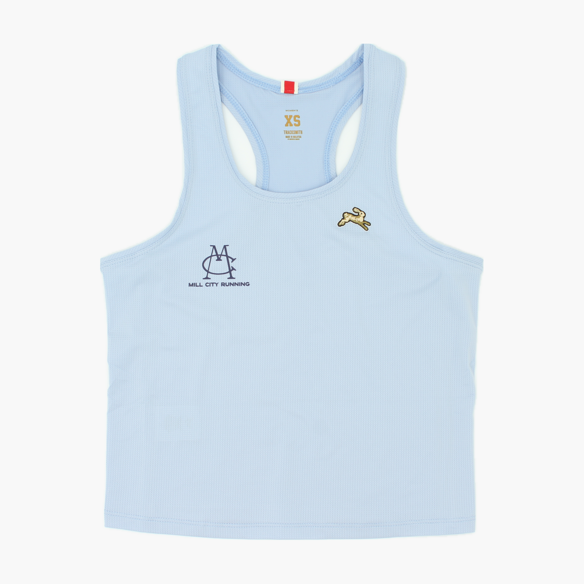 Women's Twilight Crop Tank — Flatlay 1 [WT681-STEEL BLUE]