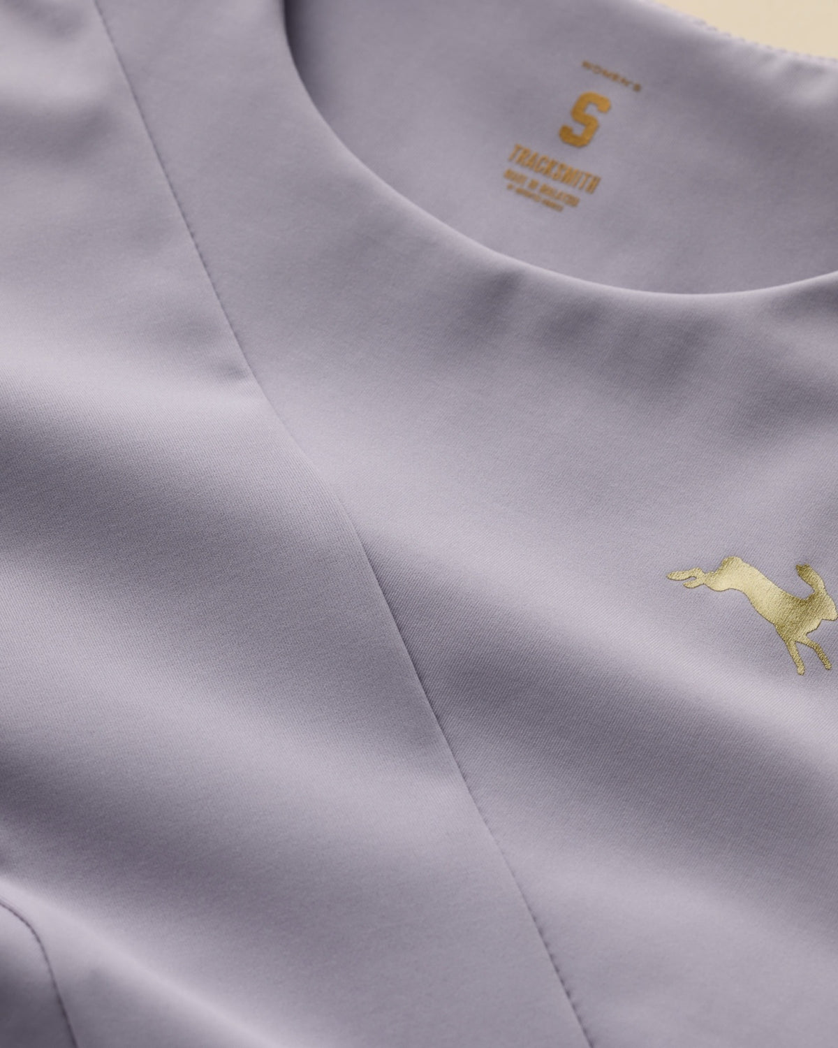Tracksmith Bell Lap Top fabric and fit detail