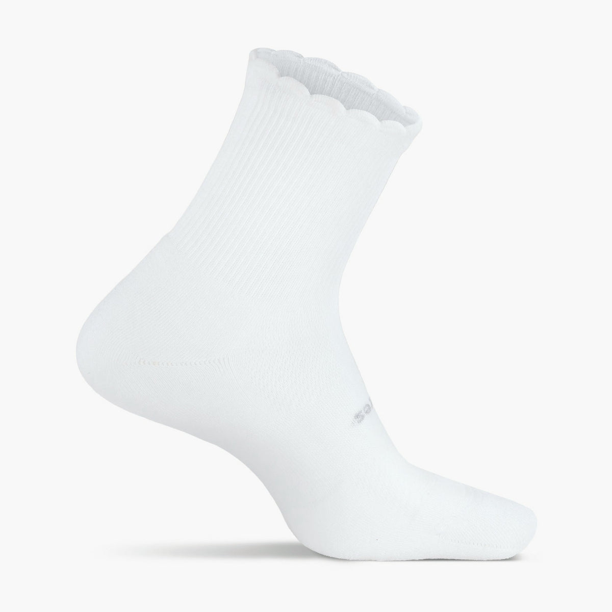 High Performance Max Cushion Quarter Tall Scallop Sock — product-only source 1 [FA40552070]
