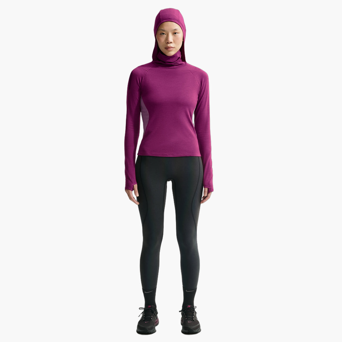 Women's Flash High-Waisted Leggings — on-body source 1 [IU1103-938]
