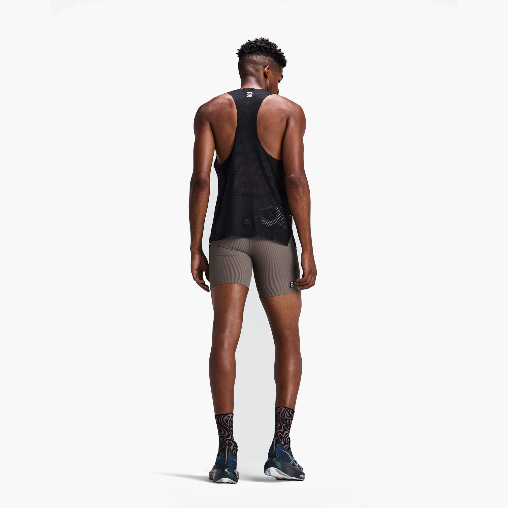 Men's Striped Cadence Quarter Tights