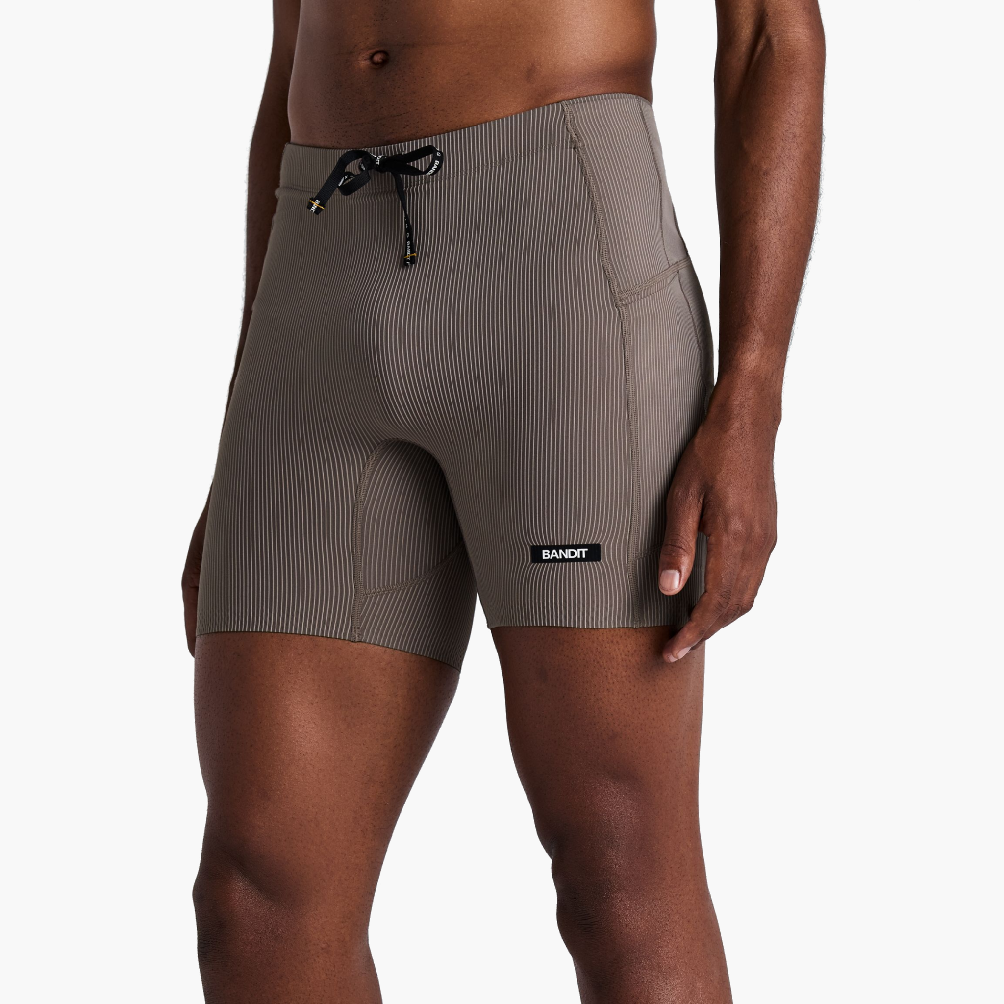 Men's Striped Cadence Quarter Tights