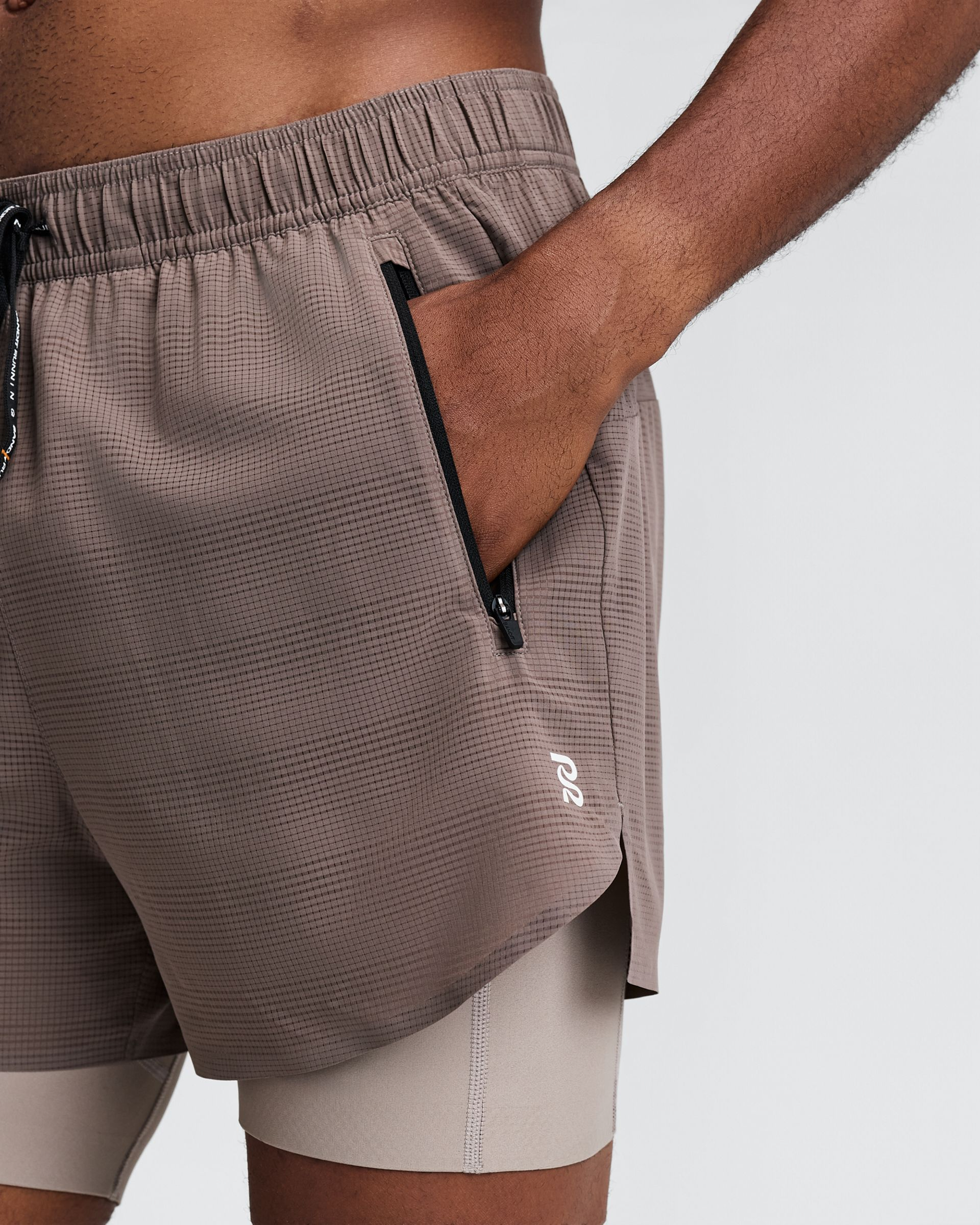 Men's CoolGrid 2-in-1 Run Shorts — Ride-Up Prevention Grip